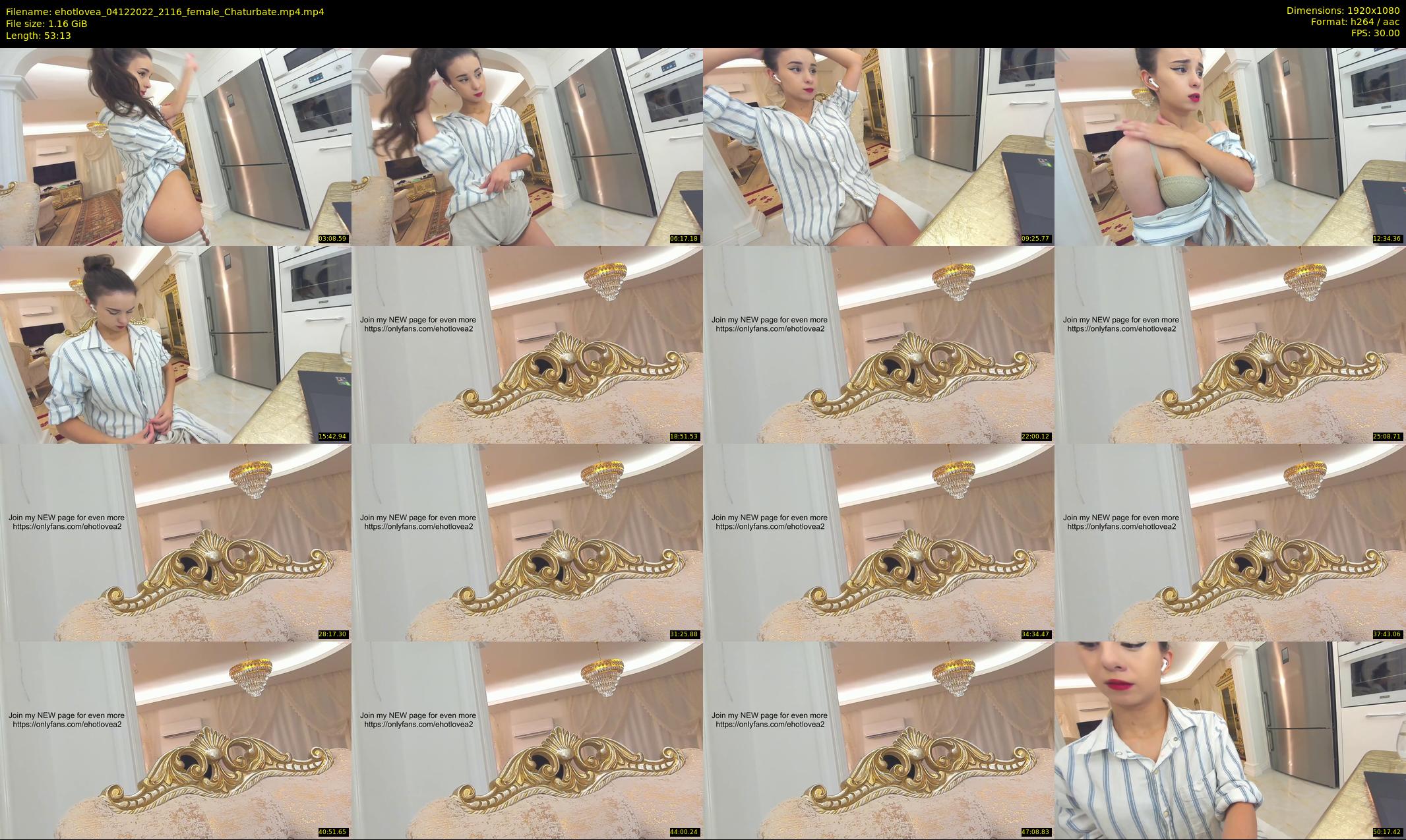 ehotlovea — 54 minute Chaturbate female cam show recording, 1080p, Dec 4, 2022