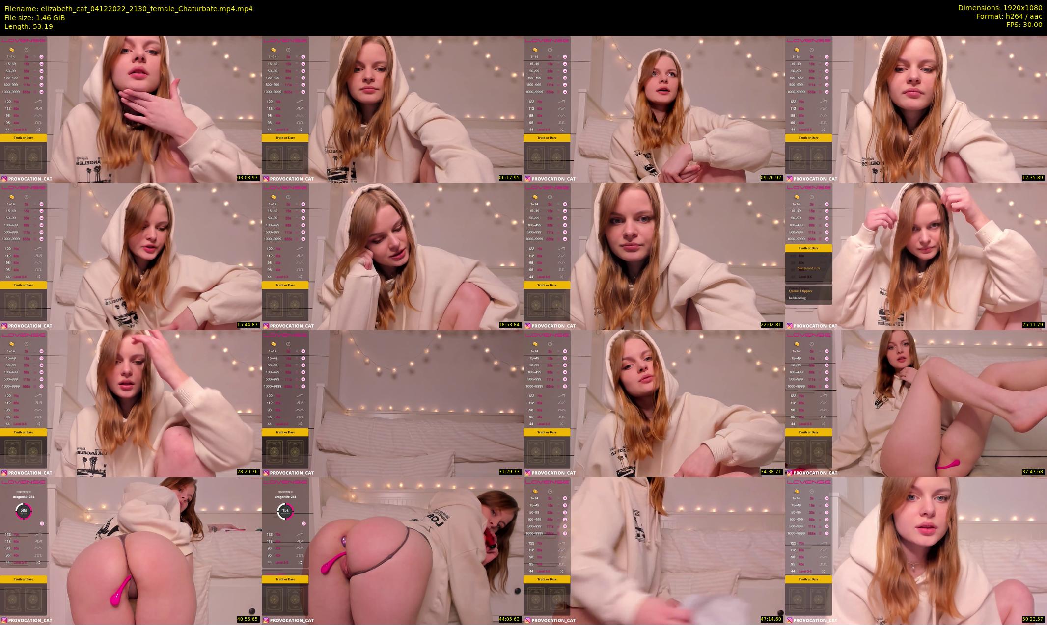 elizabeth_cat — 54 minute Chaturbate female cam show recording, 1080p, Dec 4, 2022