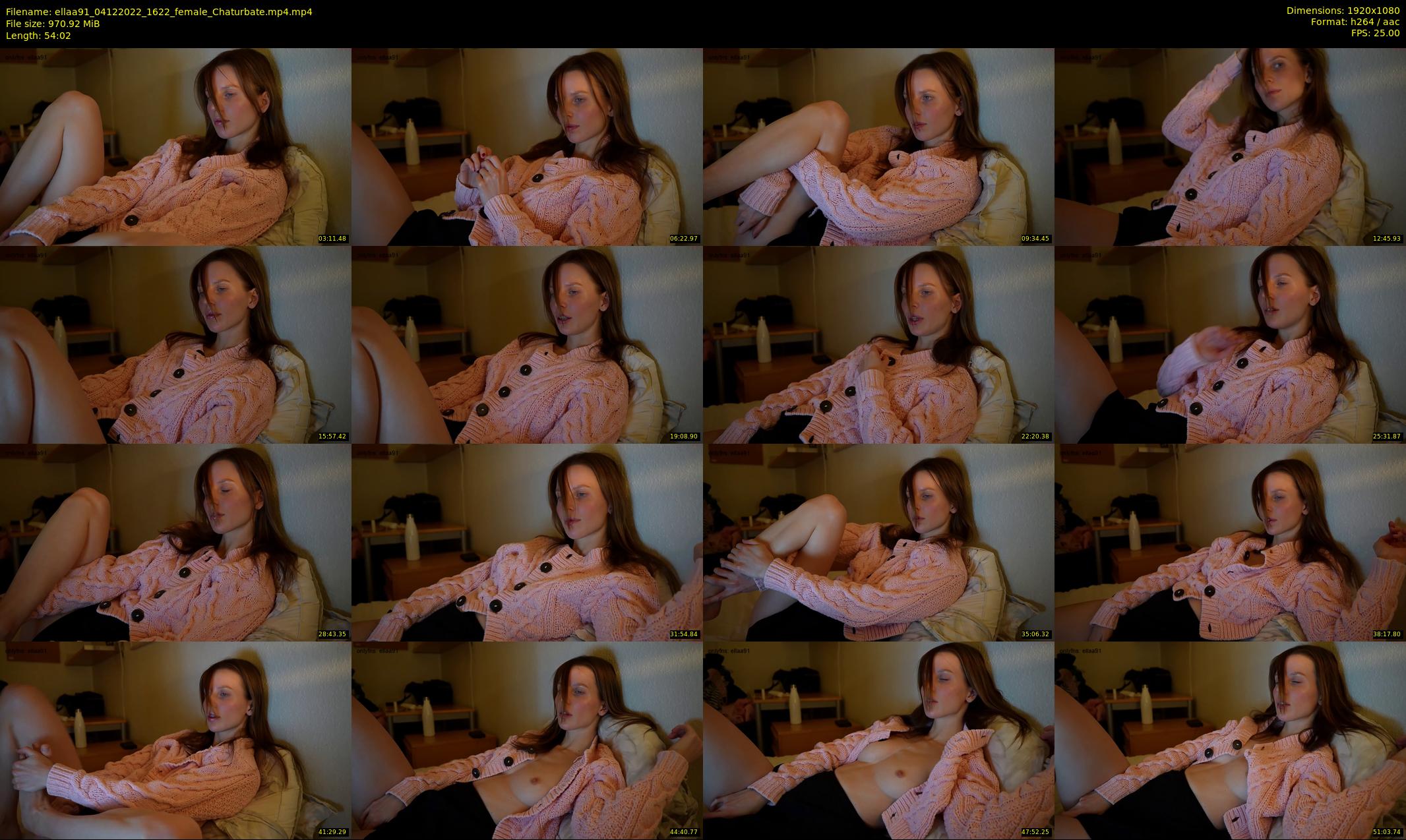 ellaa91 — 55 minute Chaturbate female cam show recording, 1080p, Dec 4, 2022