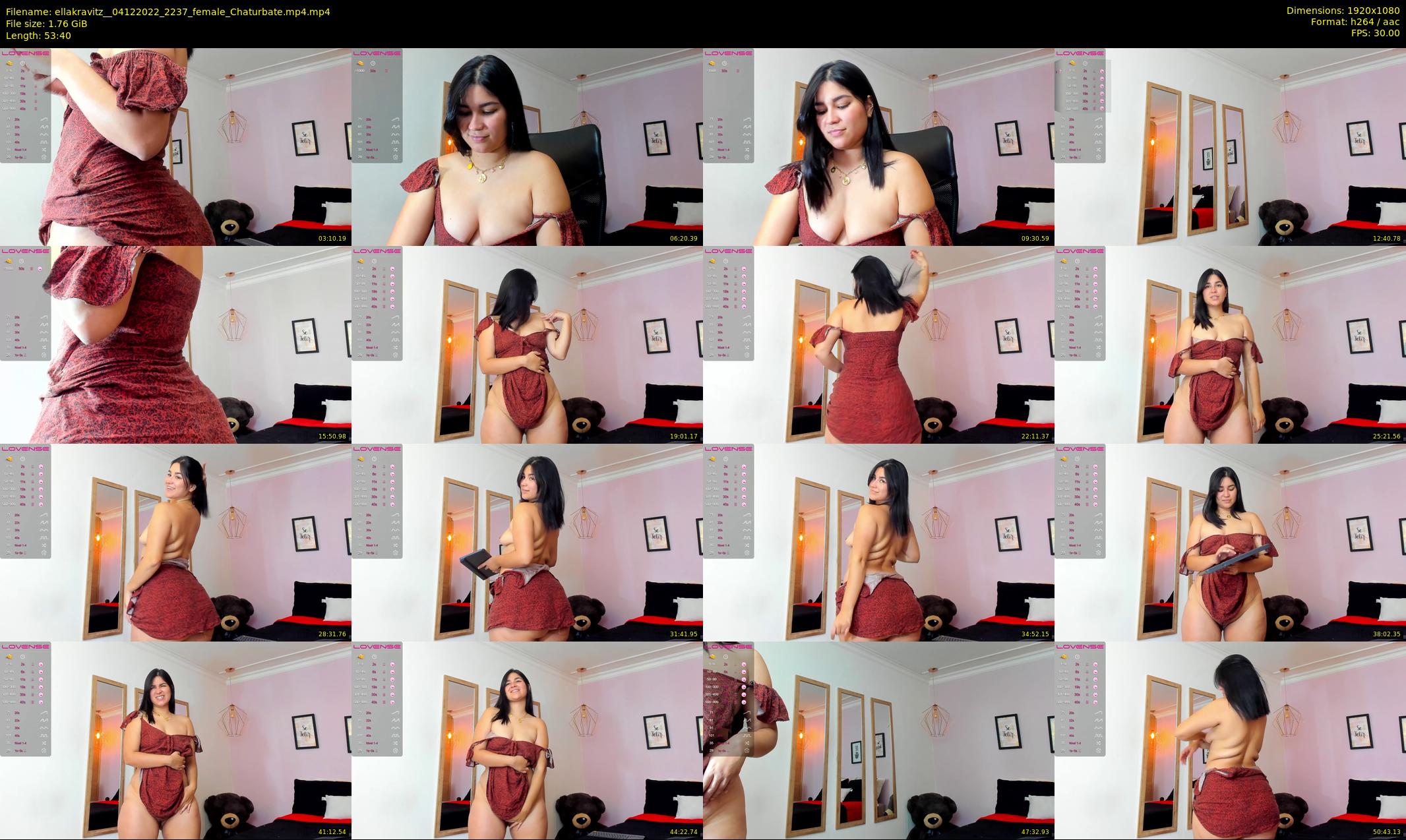 ellakravitz_ — 54 minute Chaturbate female cam show recording, 1080p, Dec 4, 2022