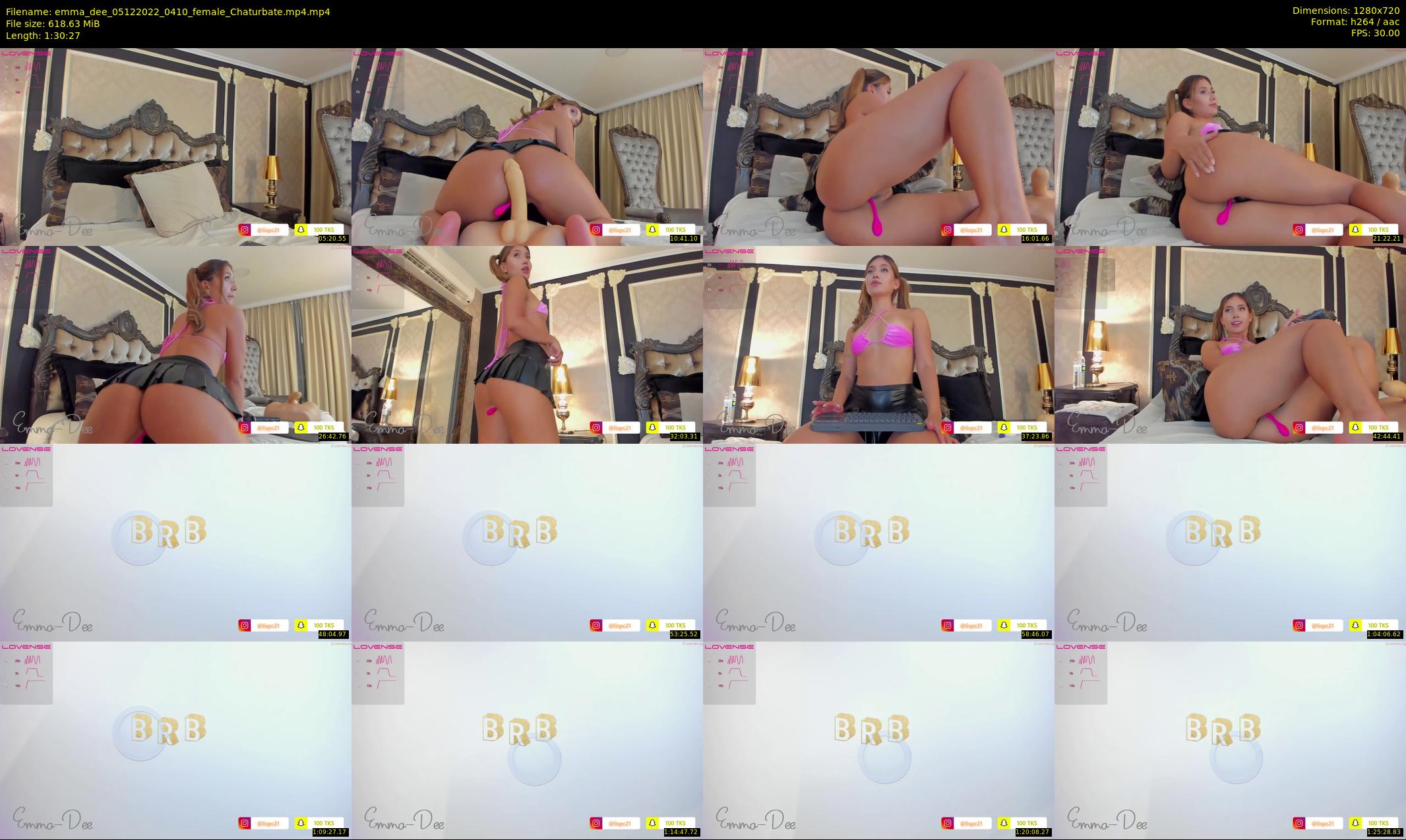 emma_dee — 91 minute Chaturbate female cam show recording, 720p, Dec 5, 2022