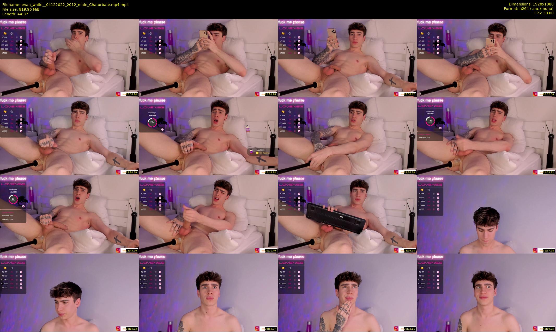 evan_white_ — 45 minute Chaturbate male cam show recording, 1080p, Dec 4, 2022