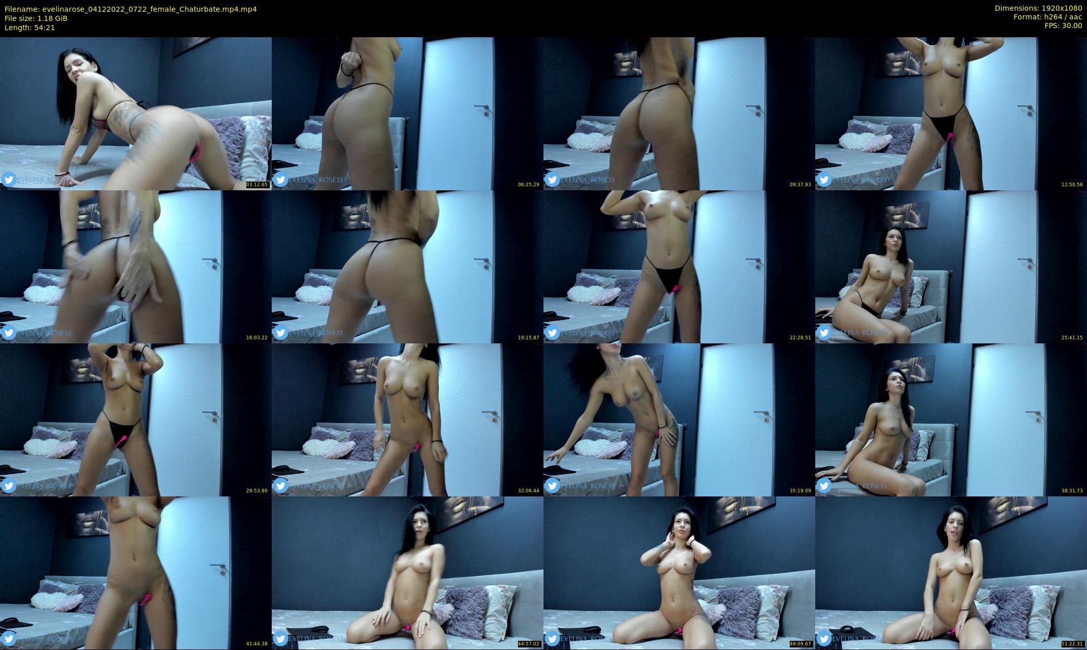 evelinarose — 55 minute Chaturbate female cam show recording, 1080p, Dec 4, 2022
