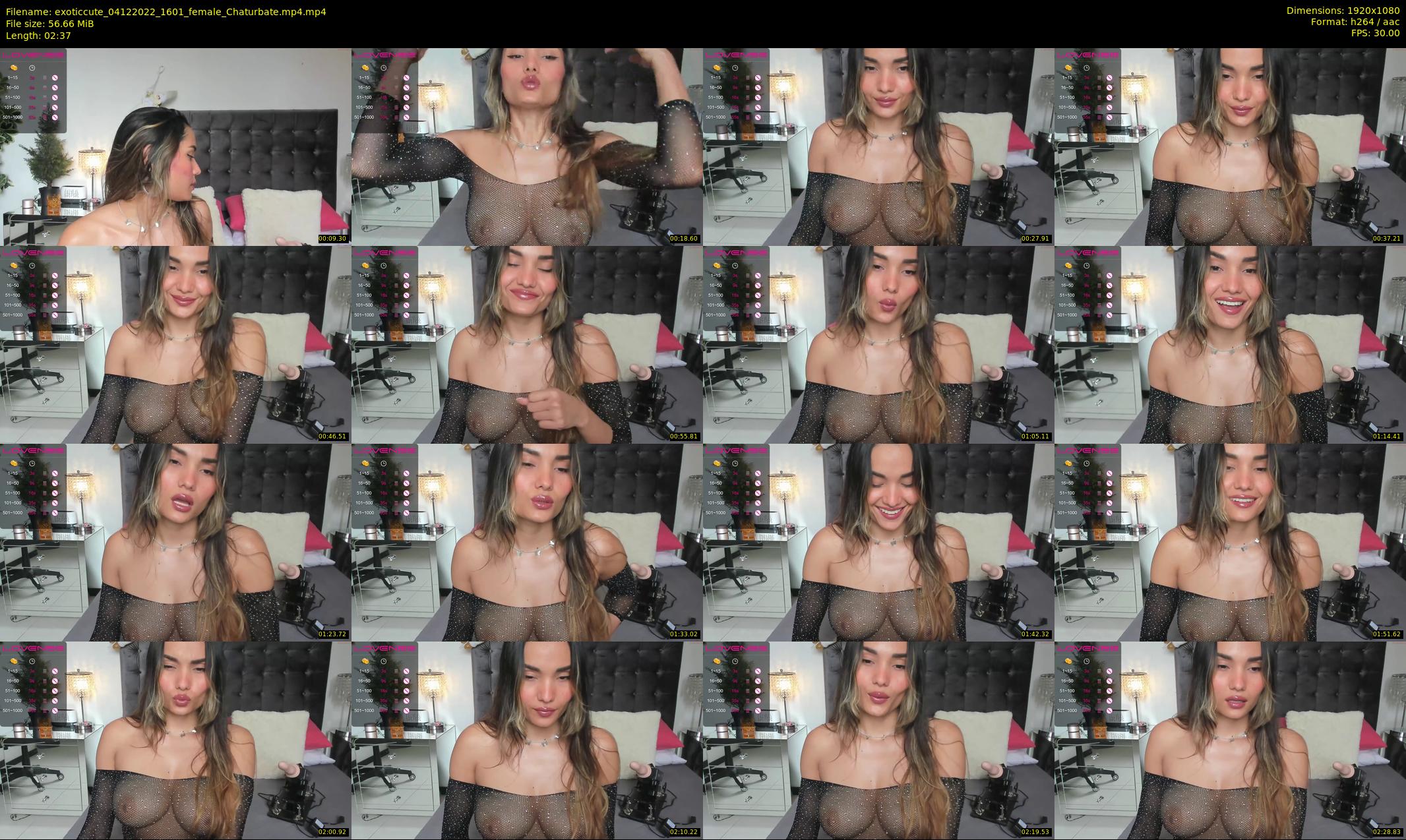 exoticcute — 3 minute Chaturbate female cam show recording, 1080p, Dec 4, 2022