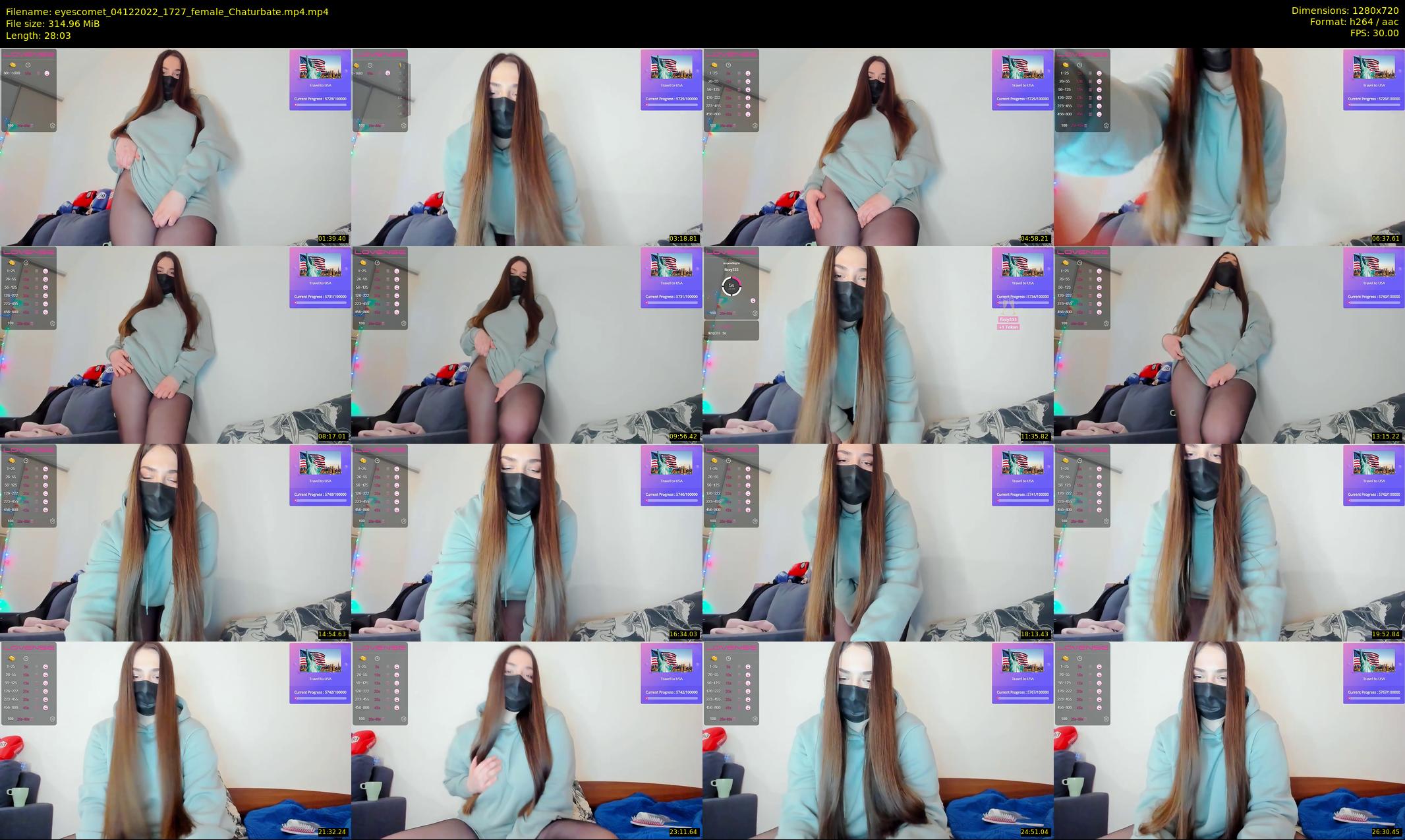 eyescomet — 29 minute Chaturbate female cam show recording, 720p, Dec 4, 2022