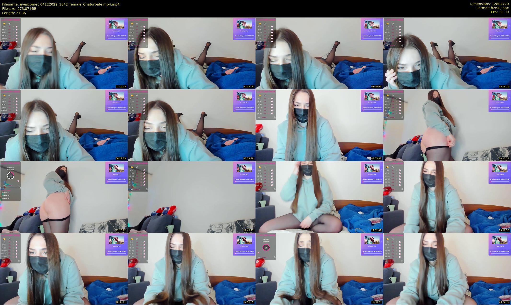 eyescomet — 22 minute Chaturbate female cam show recording, 720p, Dec 4, 2022