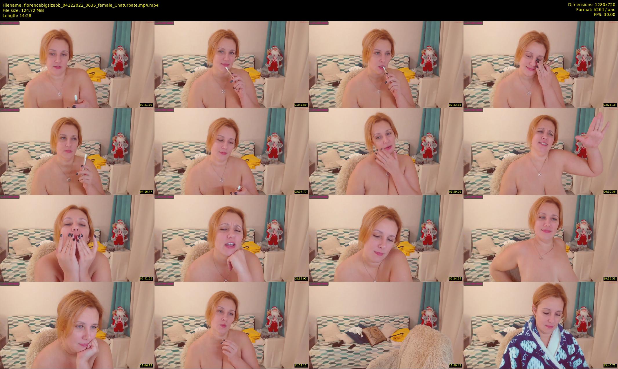 florencebigsizebb — 15 minute Chaturbate female cam show recording, 720p, Dec 4, 2022