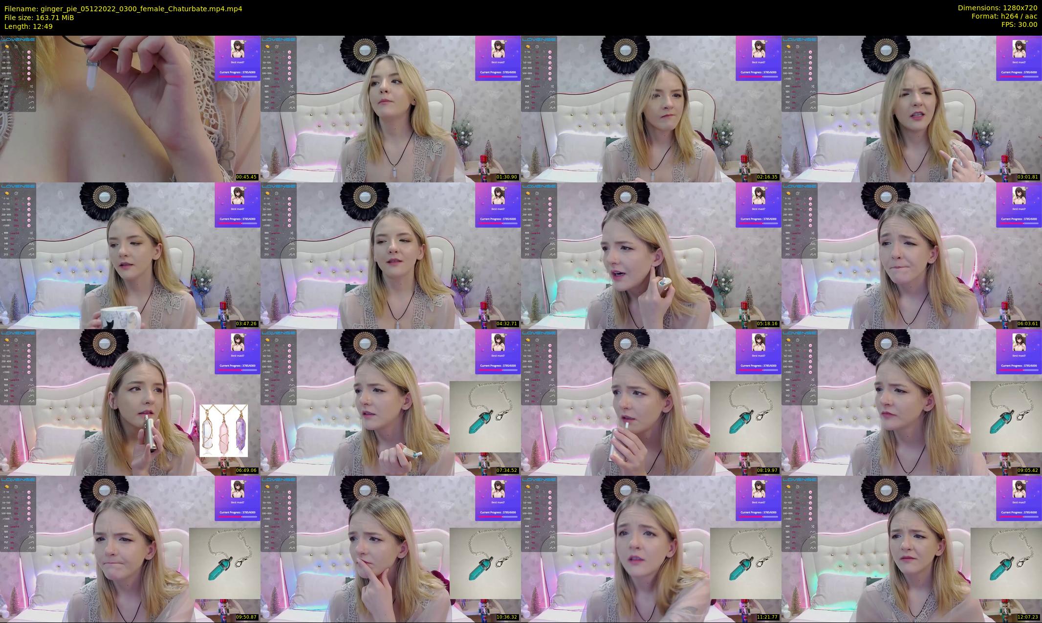 ginger_pie — 13 minute Chaturbate female cam show recording, 720p, Dec 5, 2022