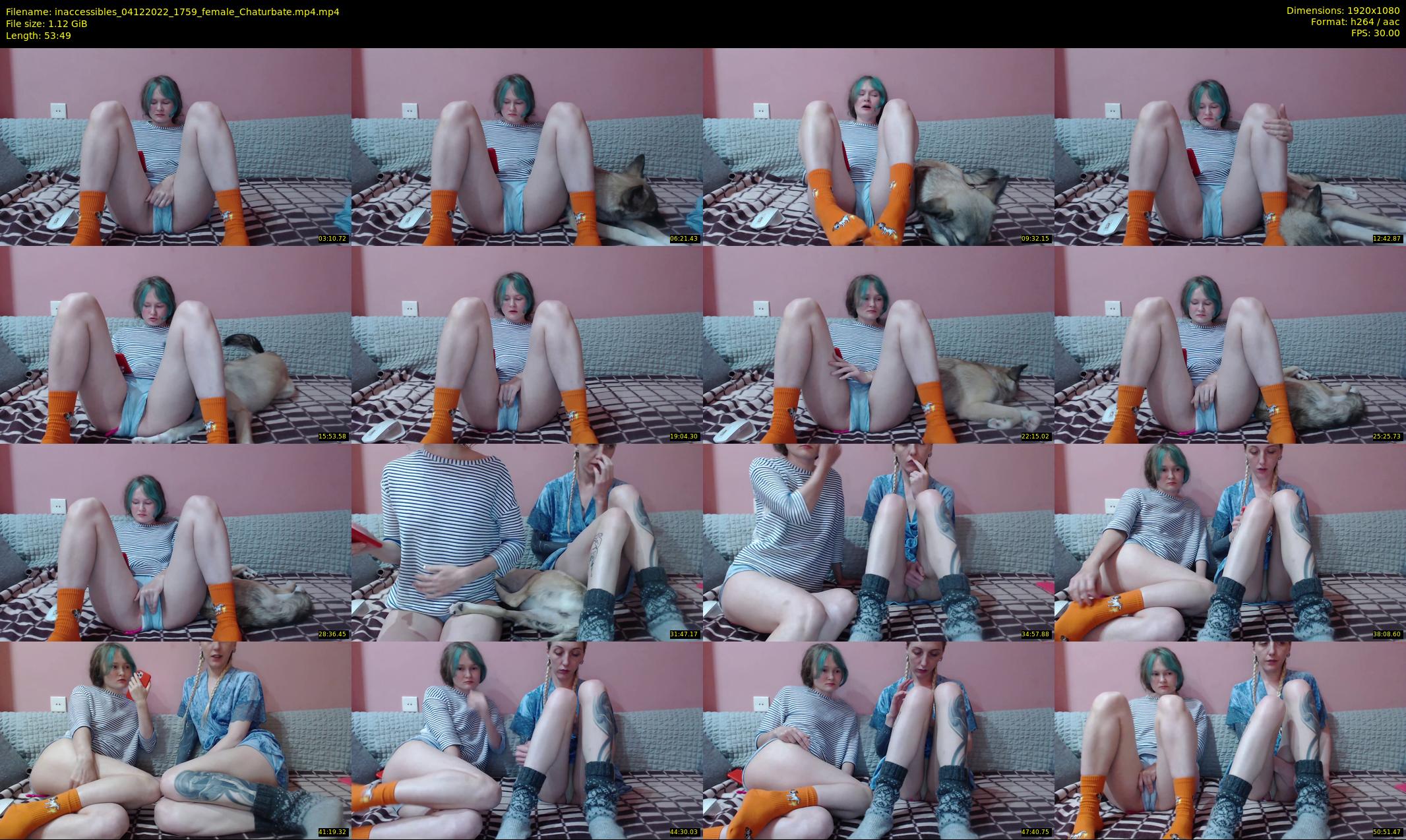 inaccessibles — 54 minute Chaturbate female cam show recording, 1080p, Dec 4, 2022