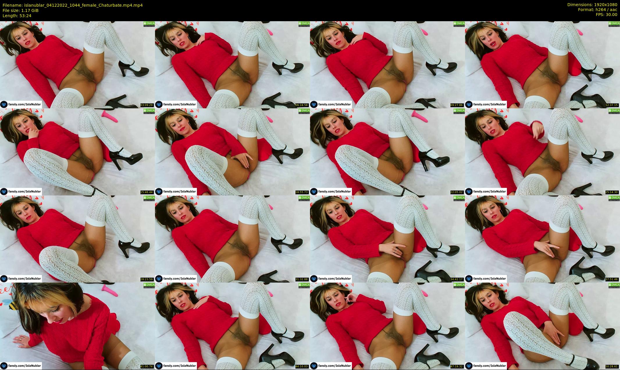 islanublar — 54 minute Chaturbate female cam show recording, 1080p, Dec 4, 2022