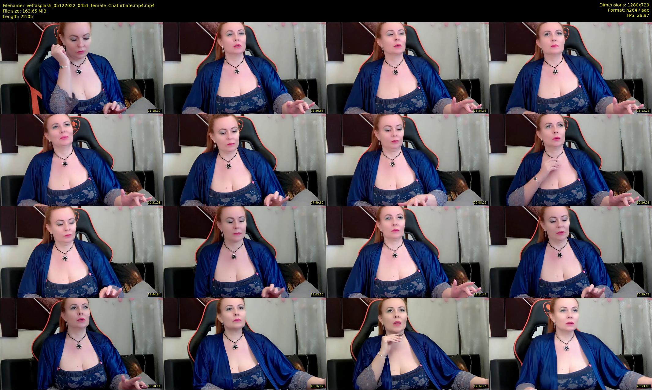 ivettasplash — 23 minute Chaturbate female cam show recording, 720p, Dec 5, 2022