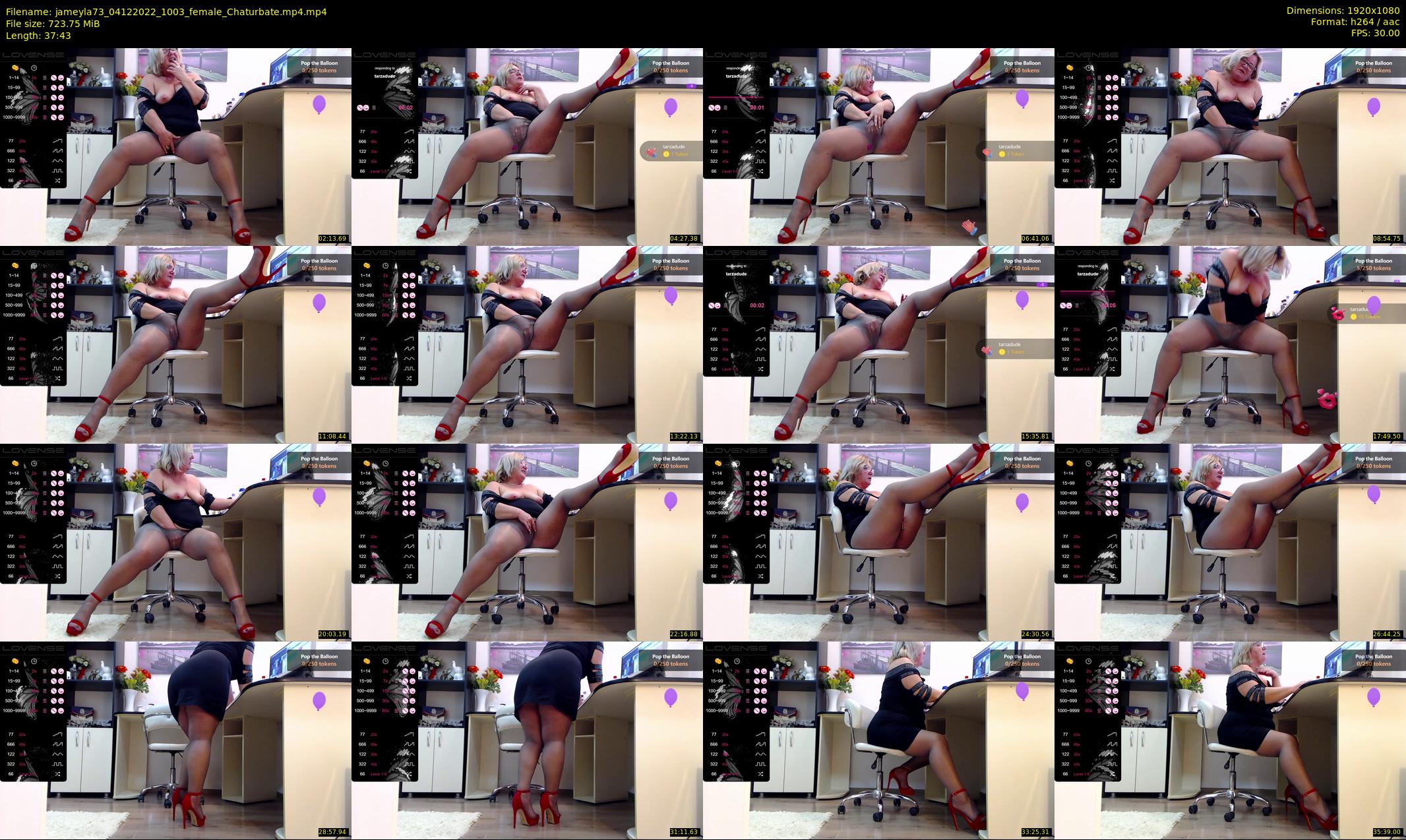 jameyla73 — 38 minute Chaturbate female cam show recording, 1080p, Dec 4, 2022