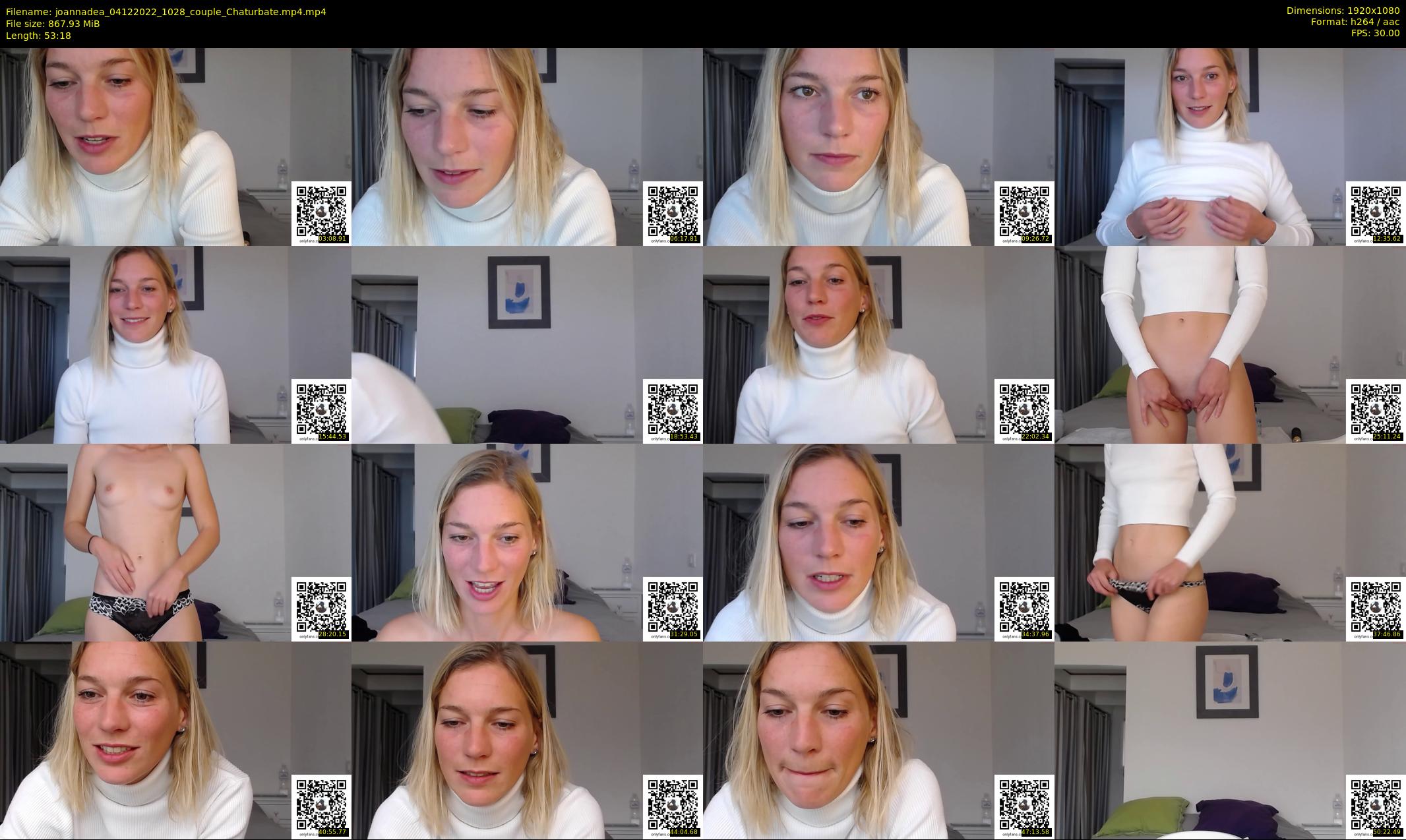 joannadea — 54 minute Chaturbate female cam show recording, 1080p, Dec 4, 2022