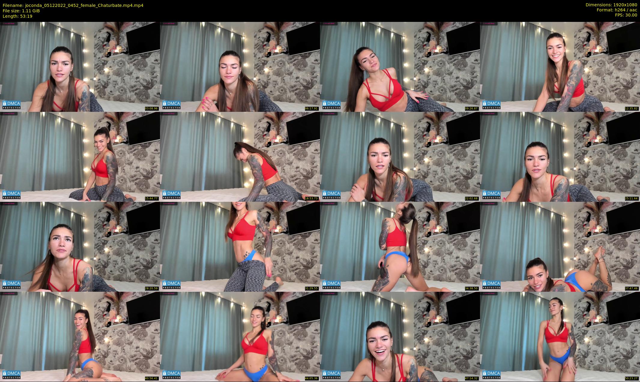 joconda — 54 minute Chaturbate female cam show recording, 1080p, Dec 5, 2022