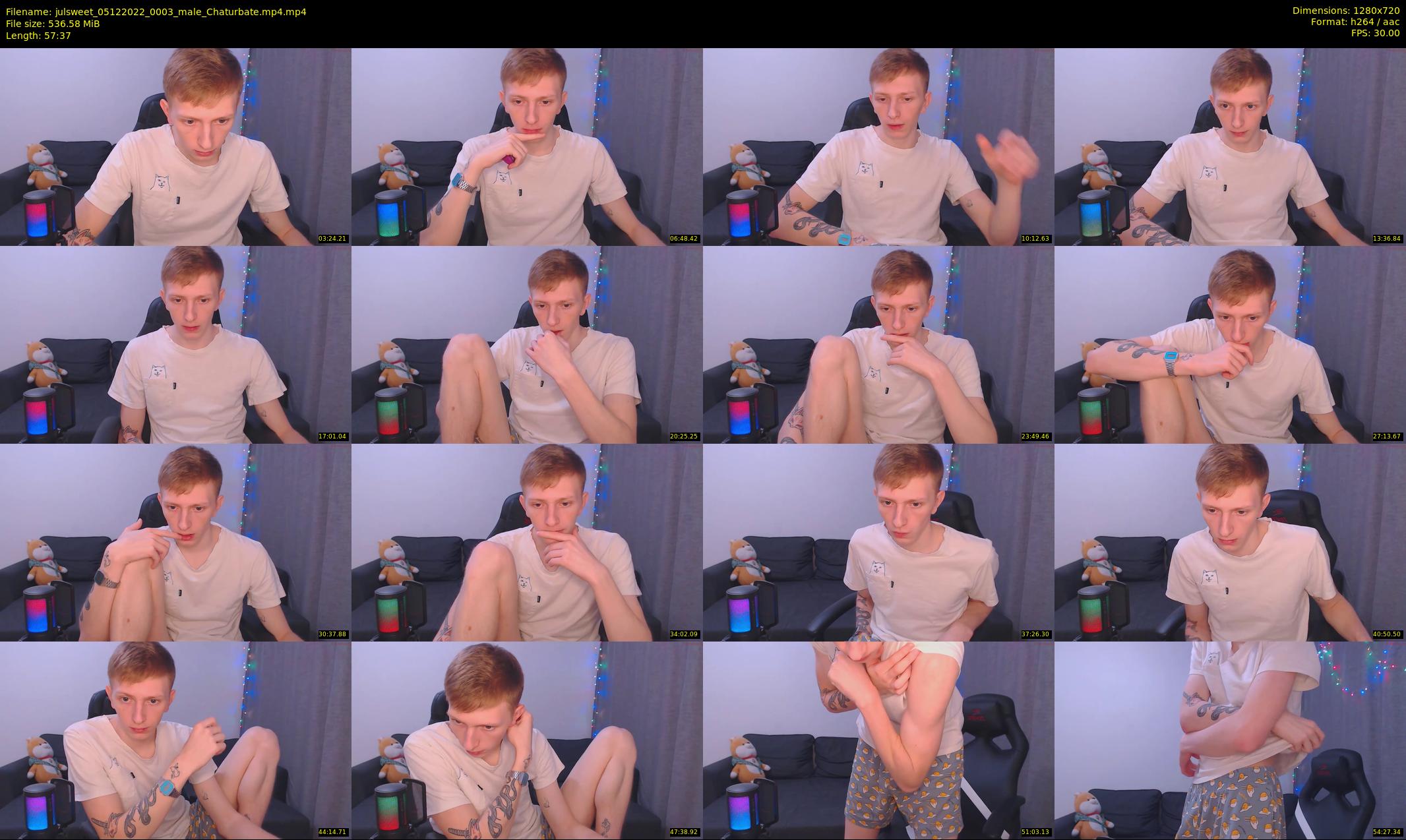 julsweet — 58 minute Chaturbate male cam show recording, 720p, Dec 5, 2022