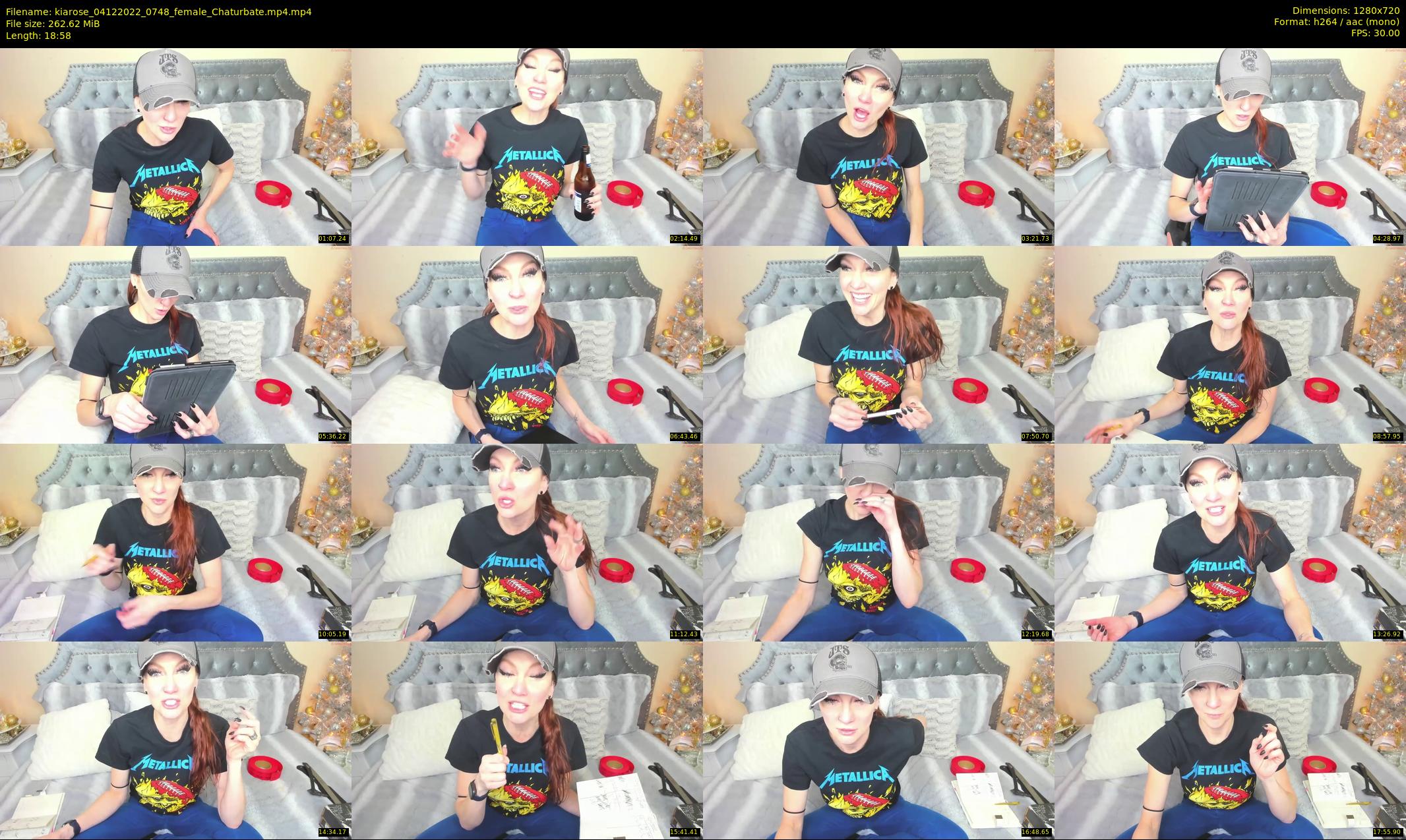 kiarose — 19 minute Chaturbate female cam show recording, 720p, Dec 4, 2022