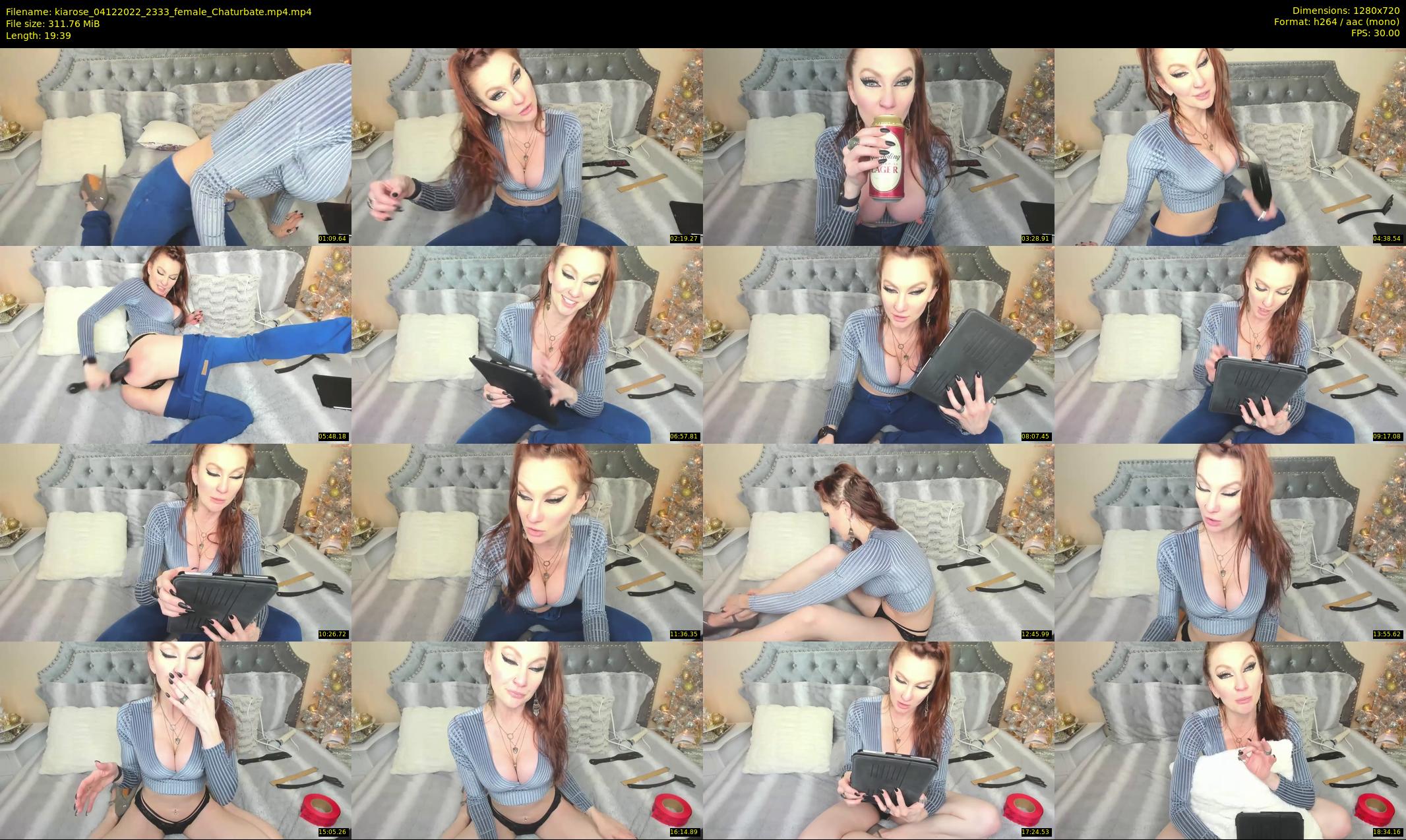 kiarose — 20 minute Chaturbate female cam show recording, 720p, Dec 4, 2022