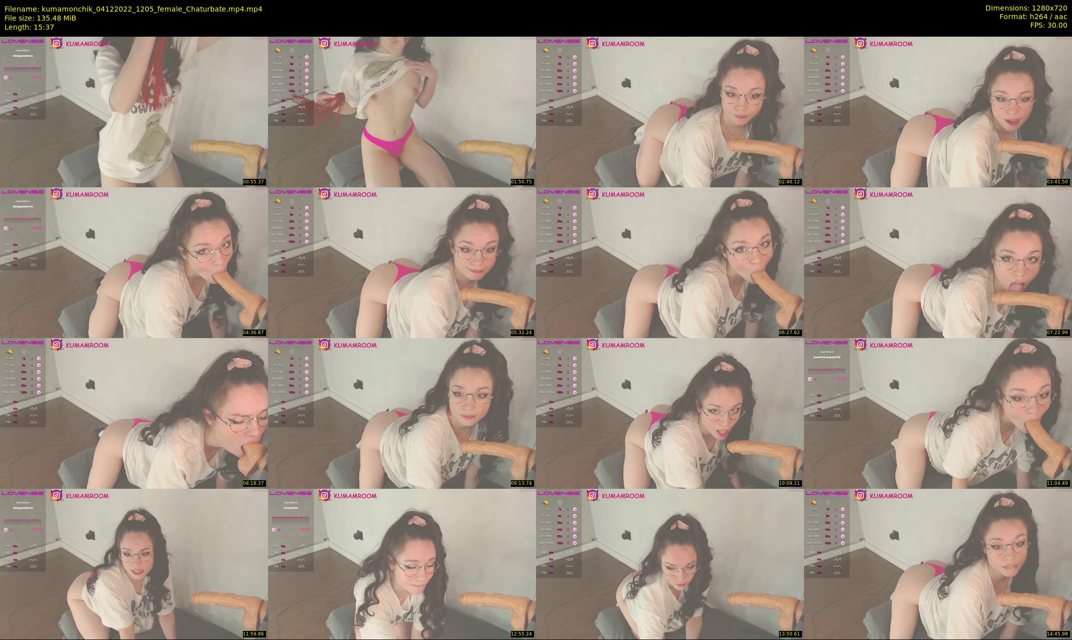 kumamonchik — 16 minute Chaturbate couple cam show recording, 720p, Dec 4, 2022