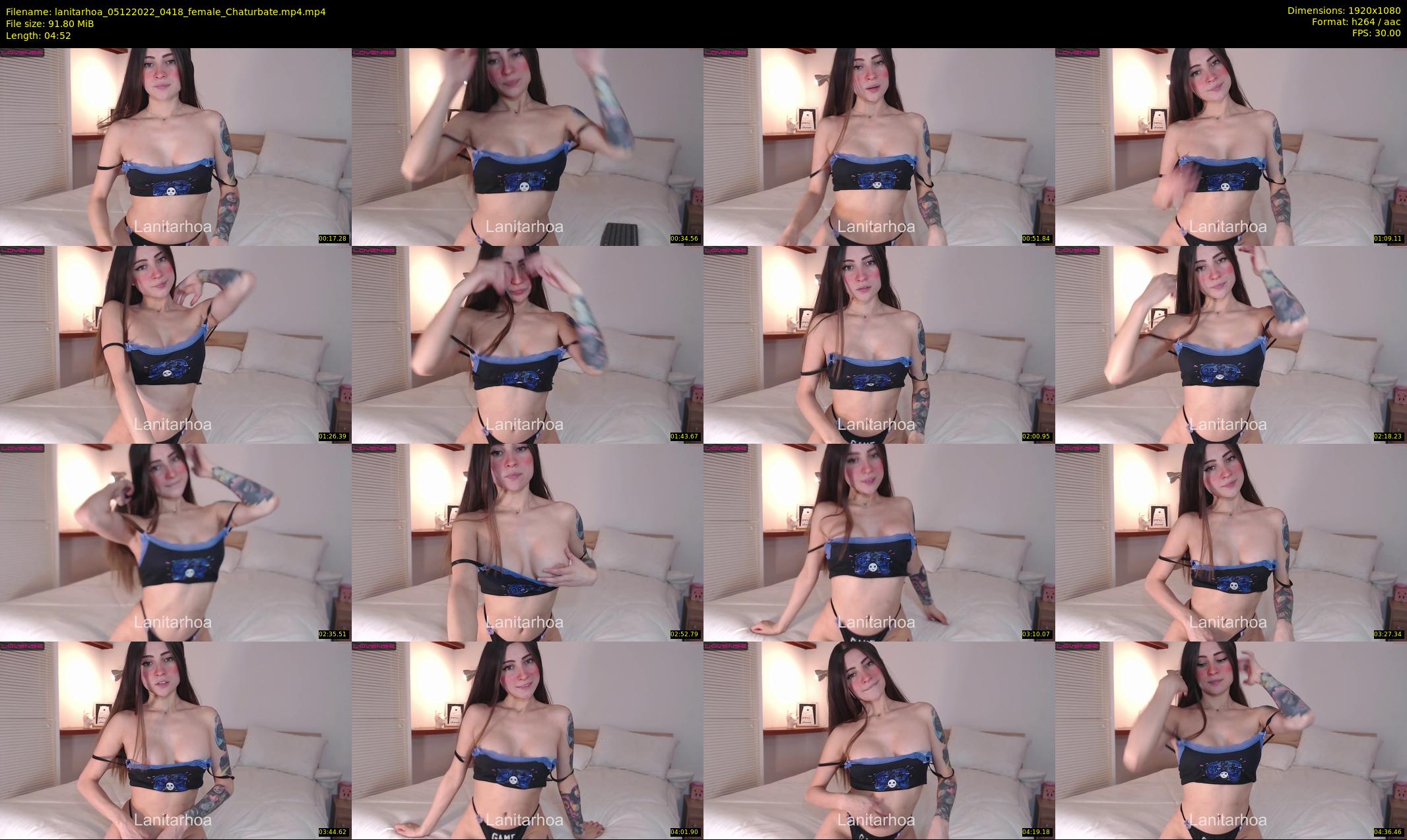 lanitarhoa — 5 minute Chaturbate female cam show recording, 1080p, Dec 5, 2022