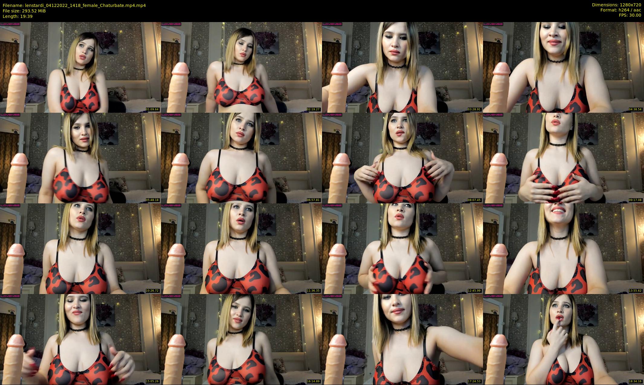 lenstardi — 20 minute Chaturbate female cam show recording, 720p, Dec 4, 2022