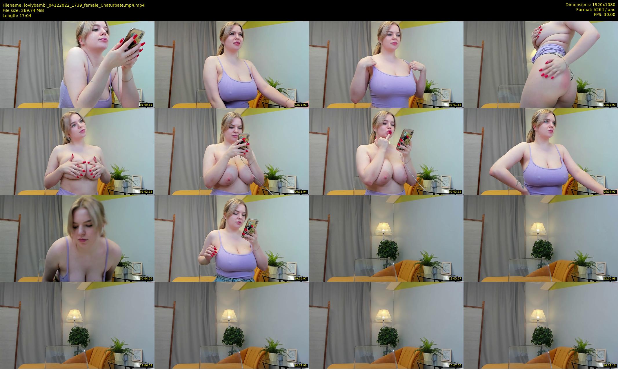 lovlybambi — 18 minute Chaturbate female cam show recording, 1080p, Dec 4, 2022