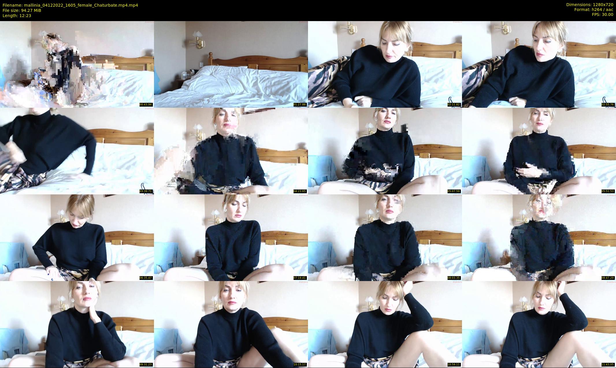 mallinia — 13 minute Chaturbate female cam show recording, 720p, Dec 4, 2022