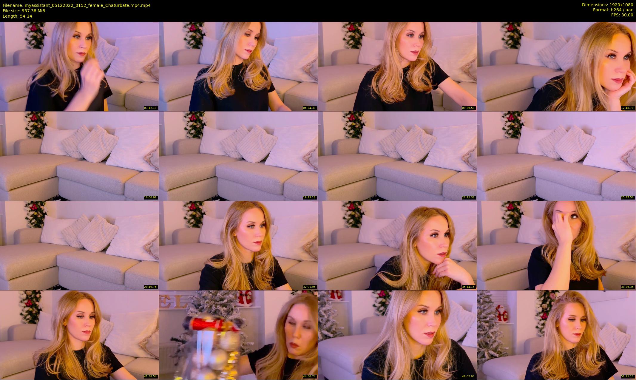 myassistant — 55 minute Chaturbate female cam show recording, 1080p, Dec 5, 2022