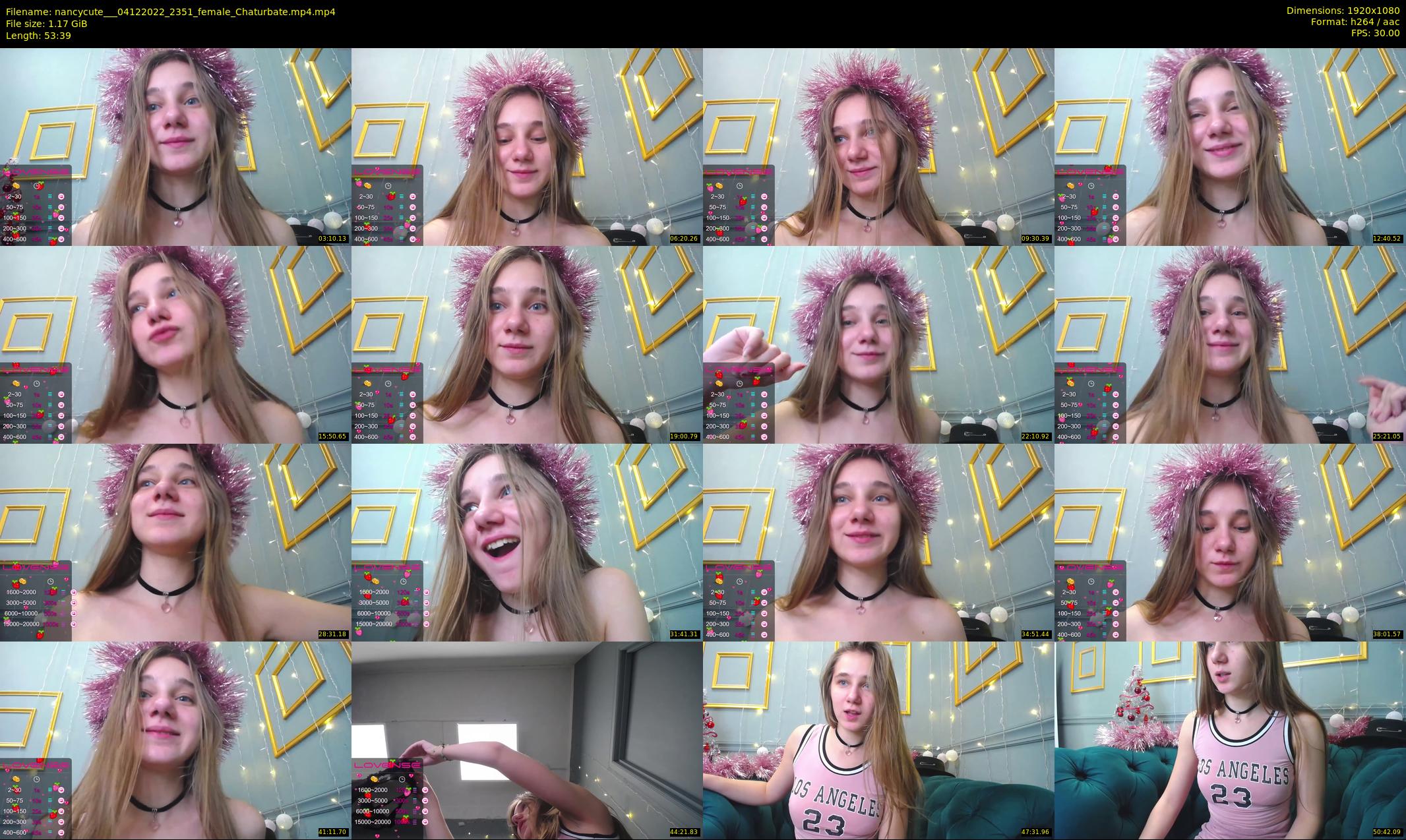 nancycute__ — 54 minute Chaturbate female cam show recording, 1080p, Dec 4, 2022