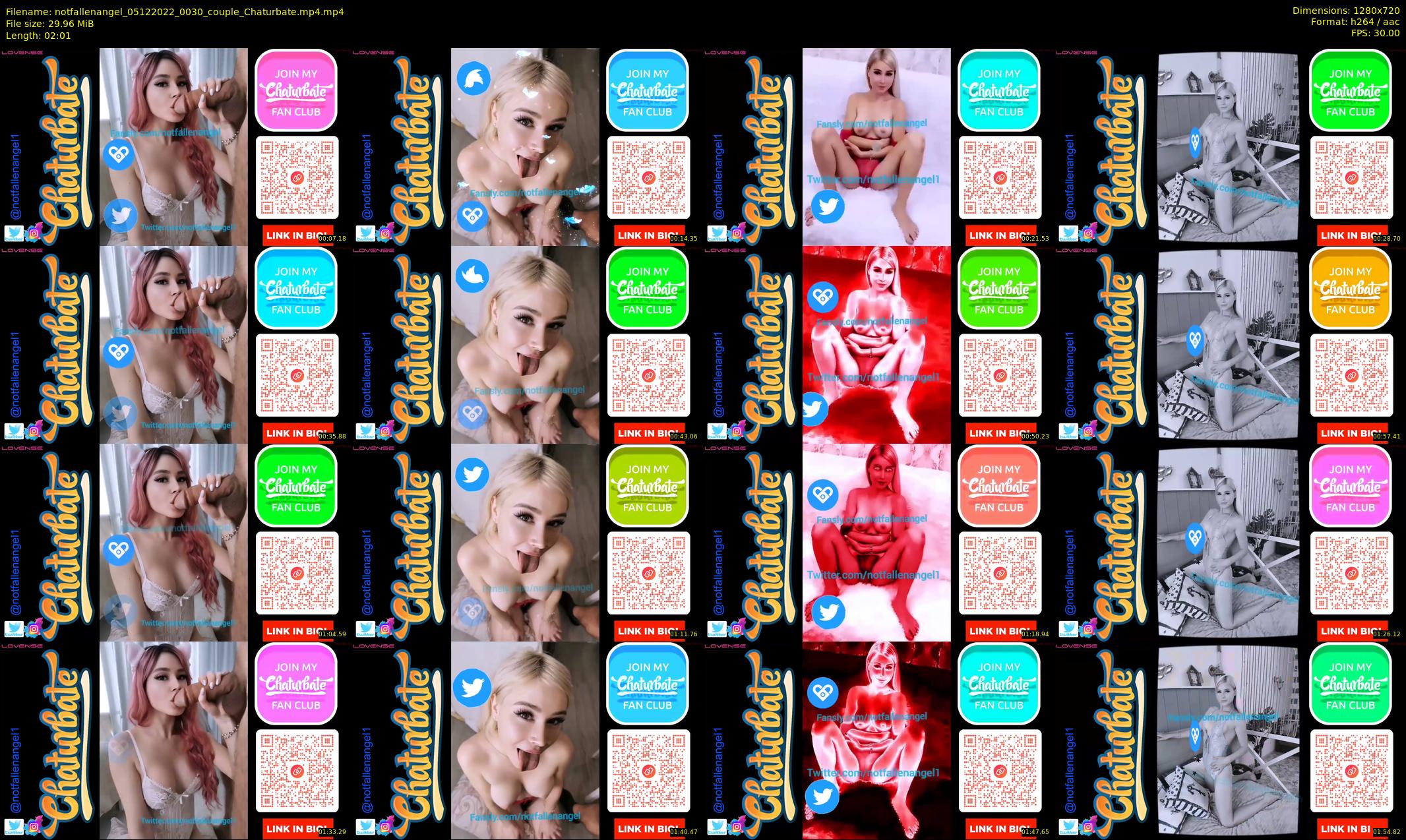 notfallenangel — 3 minute Chaturbate couple cam show recording, 720p, Dec 5, 2022