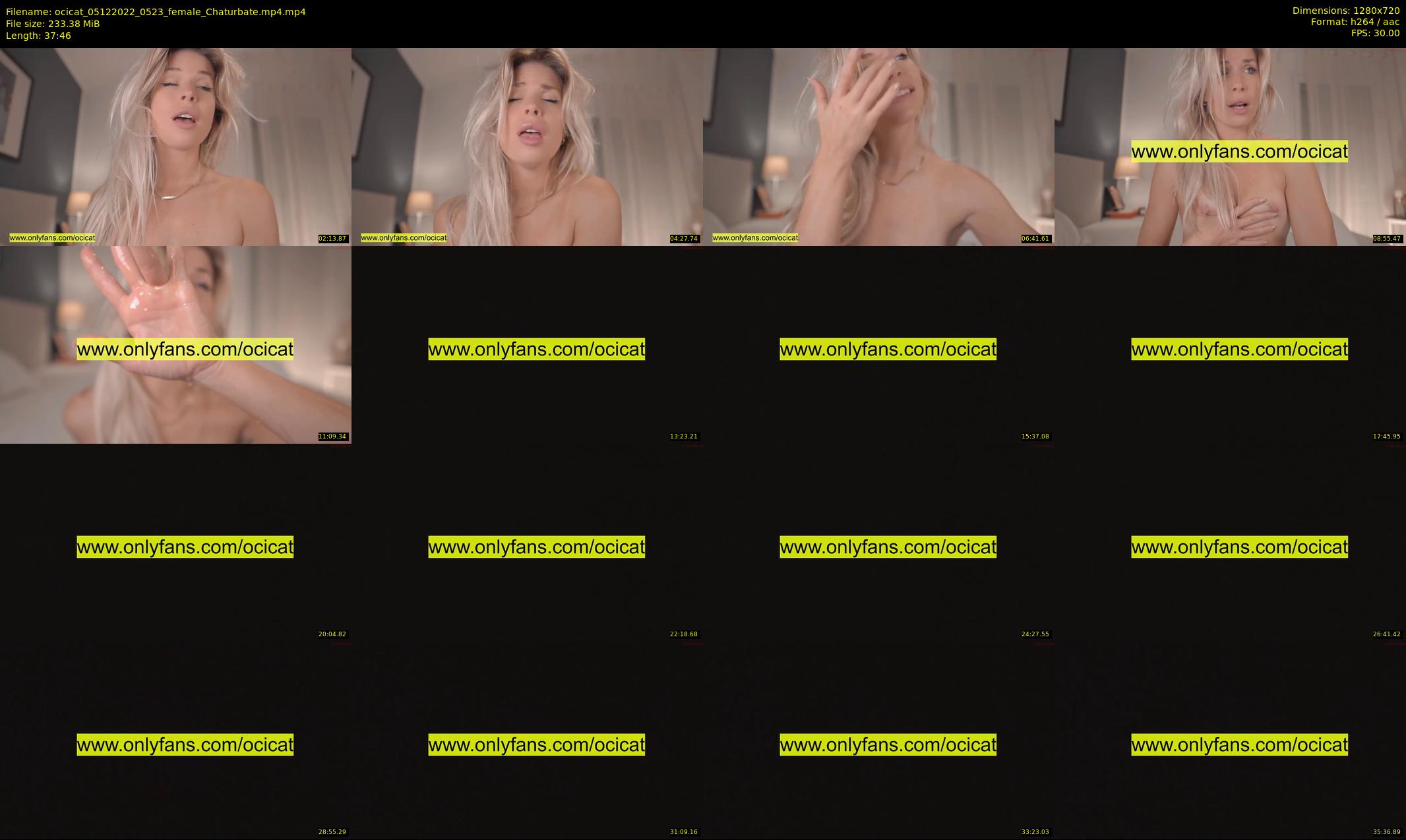 ocicat — 38 minute Chaturbate female cam show recording, 720p, Dec 5, 2022