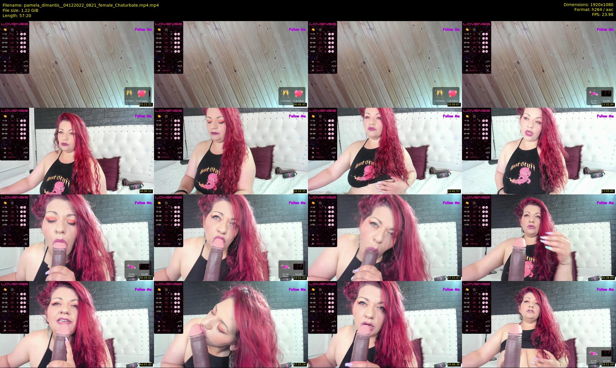 pamela_dimantis_ — 58 minute Chaturbate female cam show recording, 1080p, Dec 4, 2022