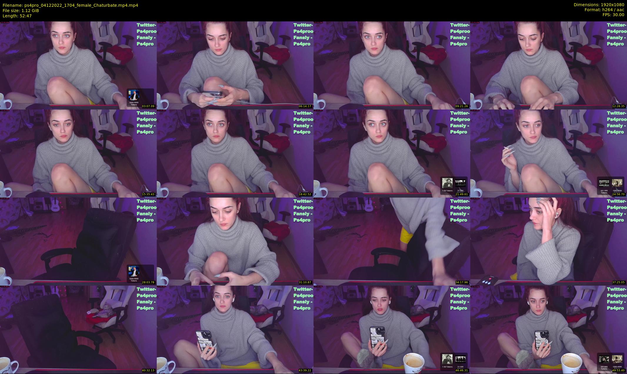 ps4pro — 53 minute Chaturbate female cam show recording, 1080p, Dec 4, 2022