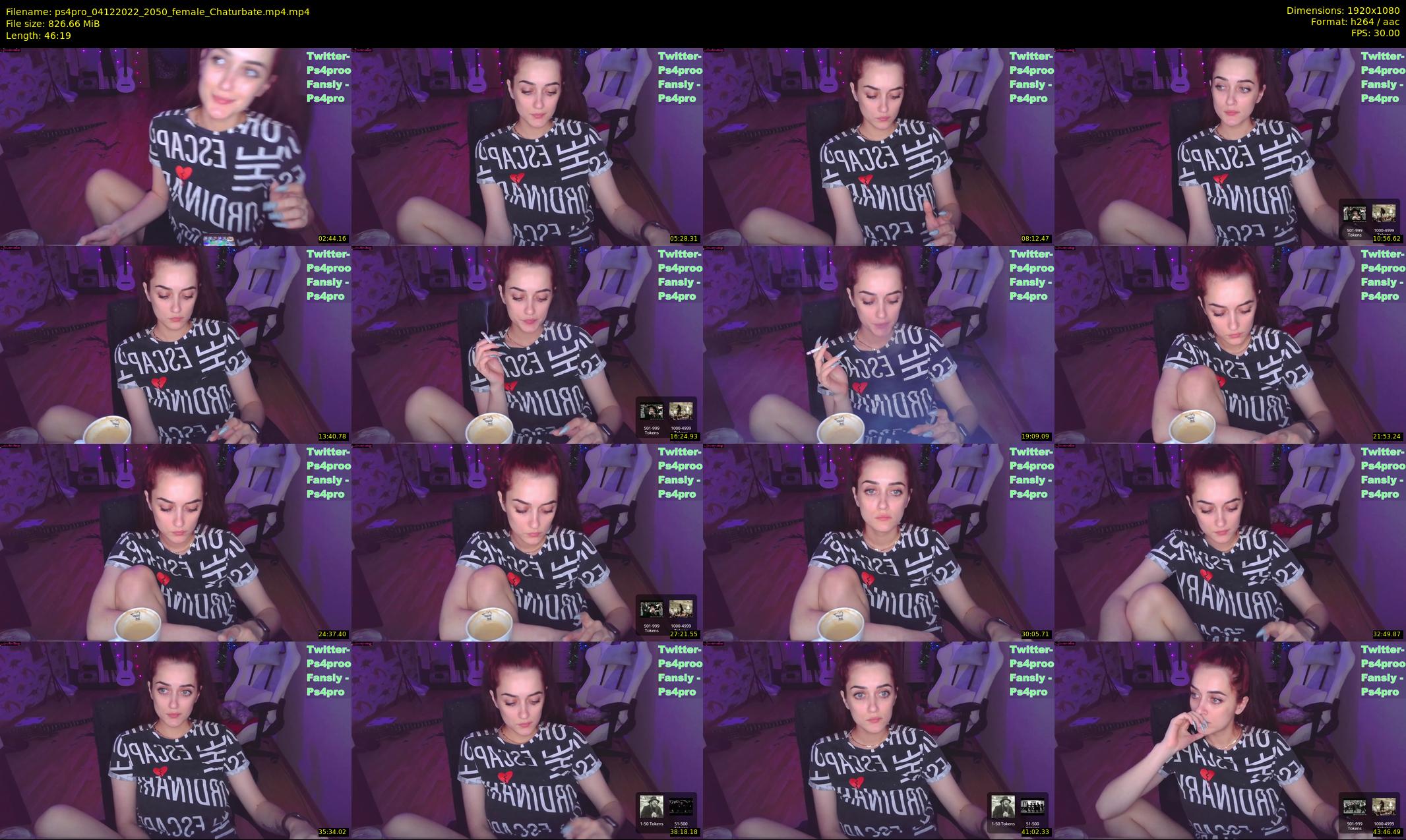ps4pro — 47 minute Chaturbate female cam show recording, 1080p, Dec 4, 2022