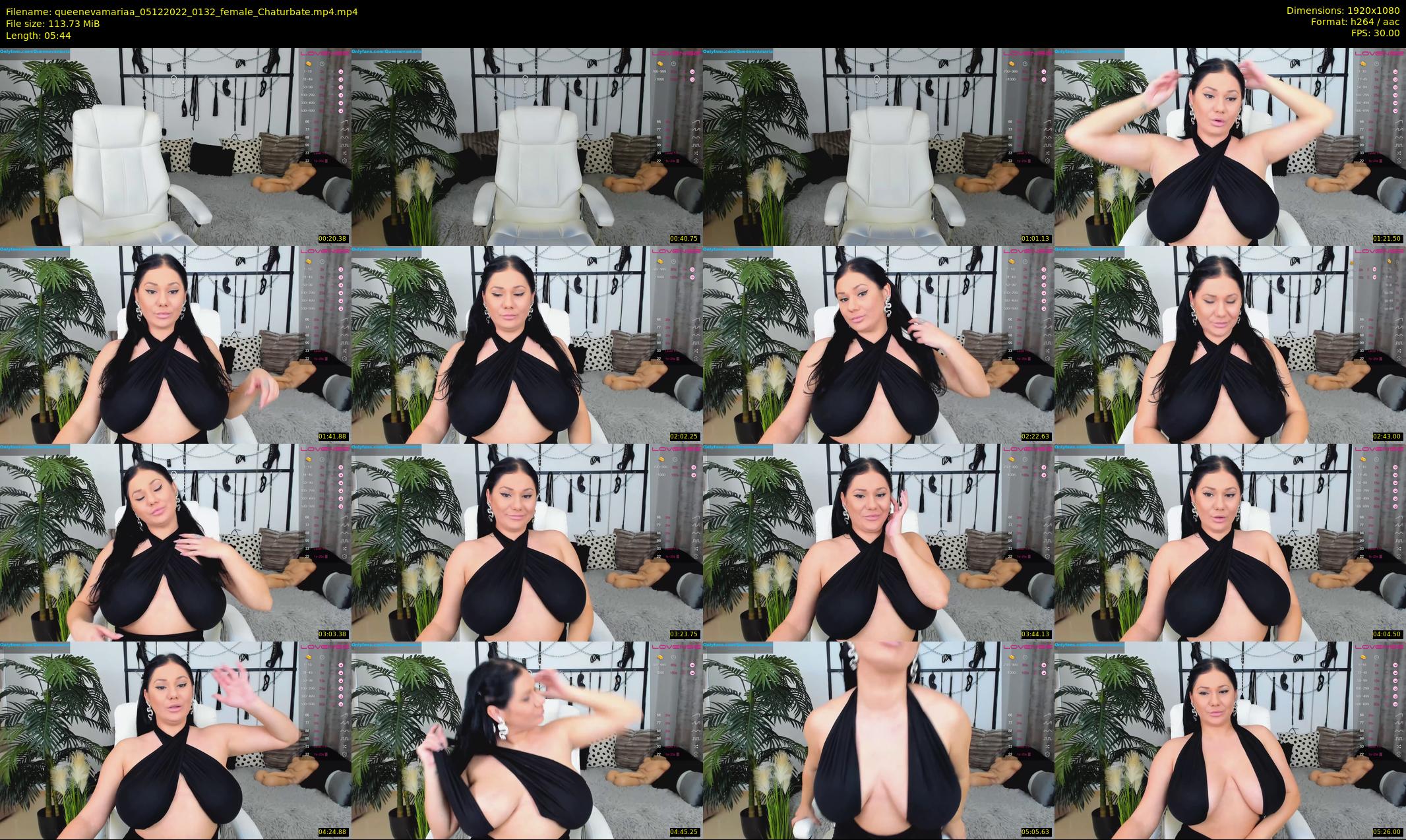 queenevamariaa — 6 minute Chaturbate female cam show recording, 1080p, Dec 5, 2022