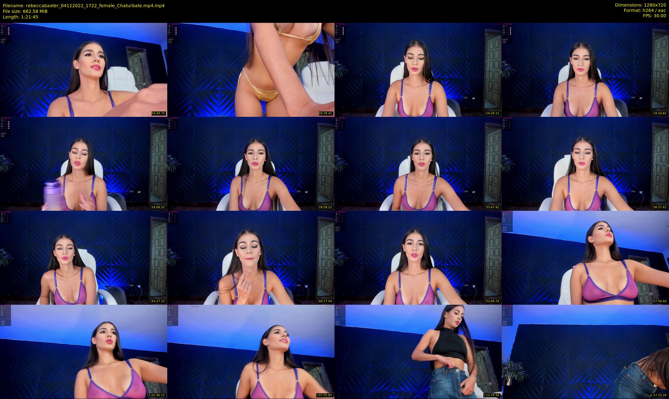 rebeccabaxter — 82 minute Chaturbate female cam show recording, 720p, Dec 4, 2022