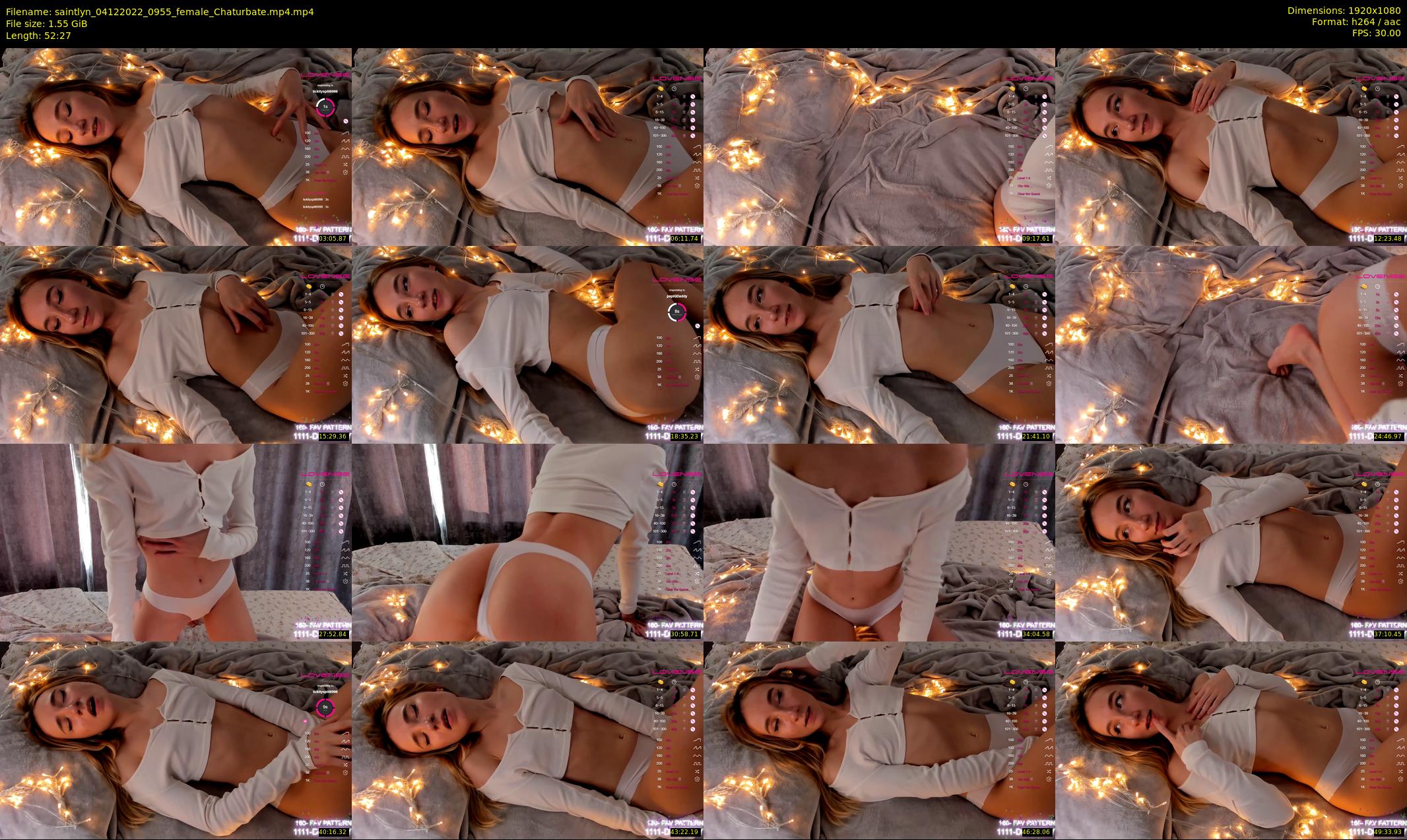 saintlyn — 53 minute Chaturbate female cam show recording, 1080p, Dec 4, 2022