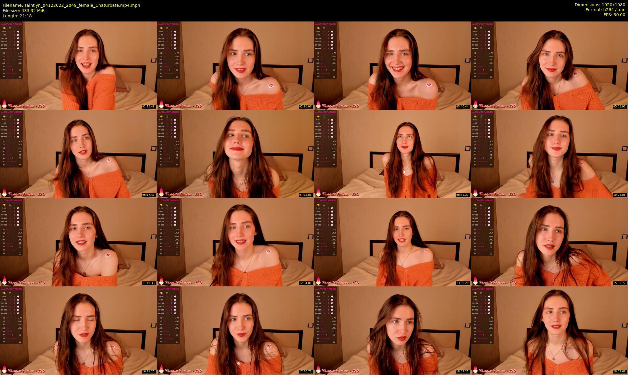 saintlyn — 22 minute Chaturbate female cam show recording, 1080p, Dec 4, 2022