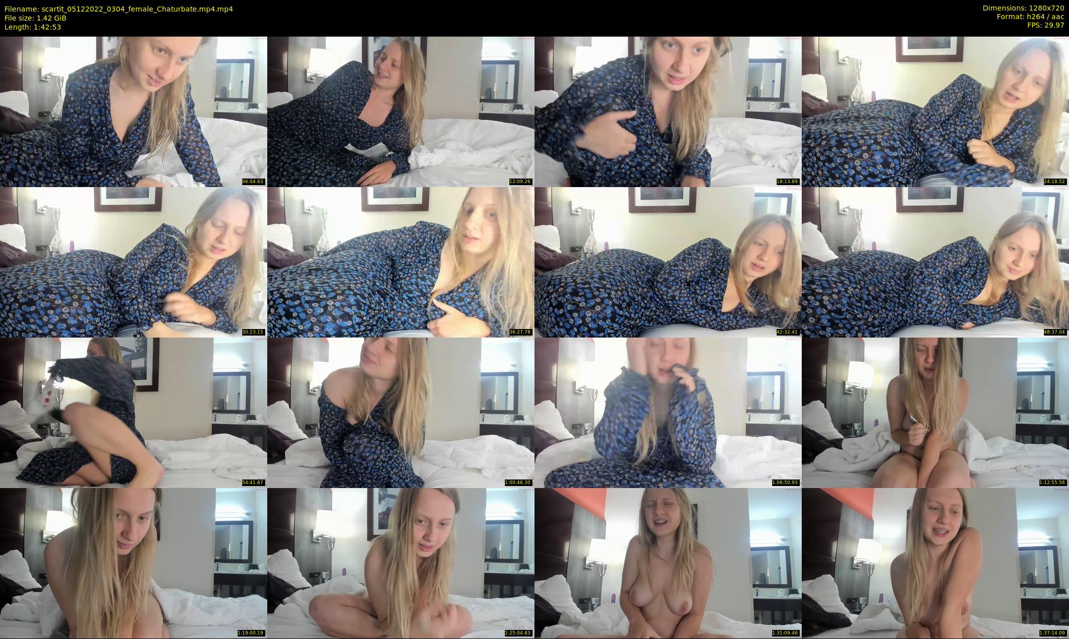 scartit — 103 minute Chaturbate female cam show recording, 720p, Dec 5, 2022