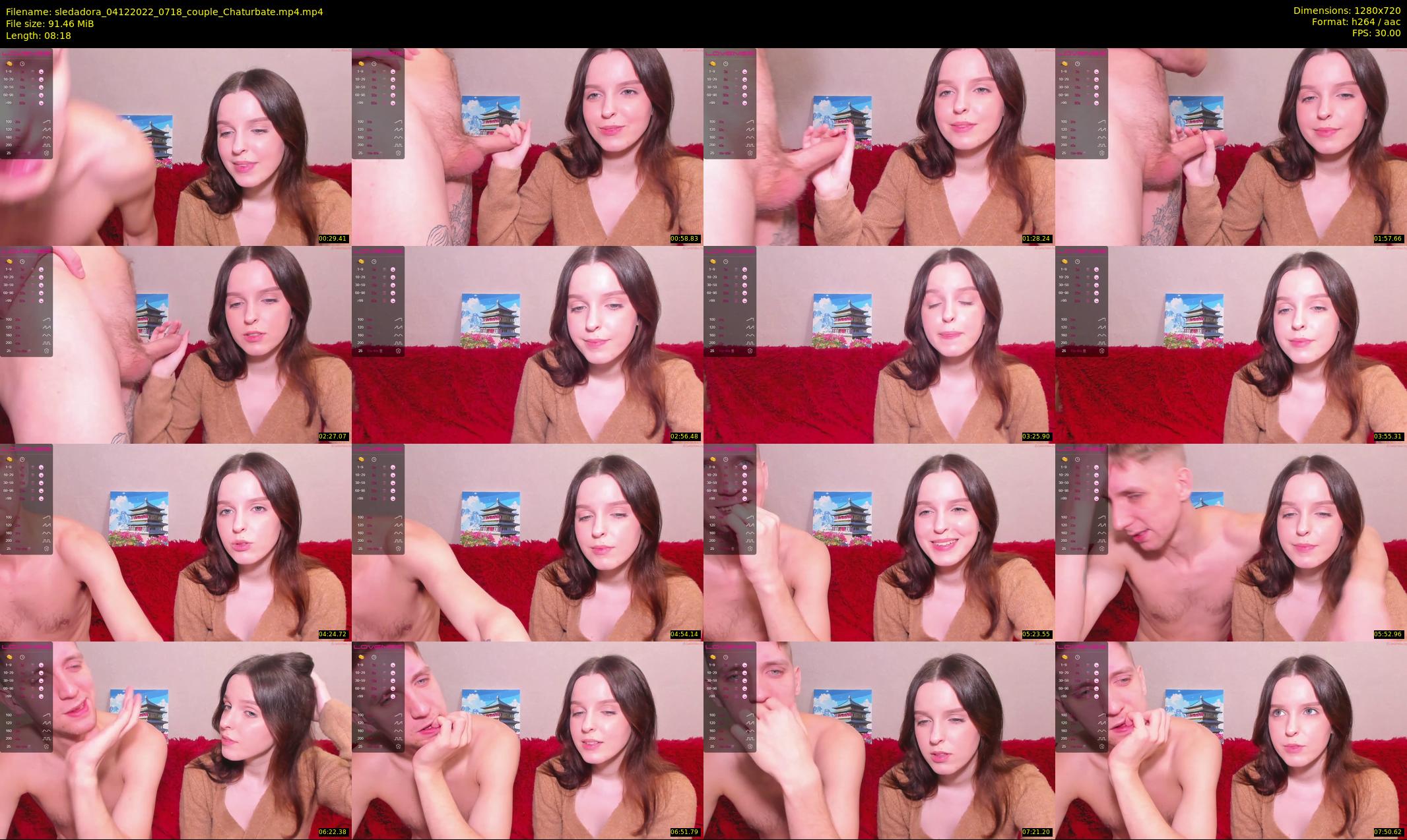 sledadora — 9 minute Chaturbate couple cam show recording, 720p, Dec 4, 2022
