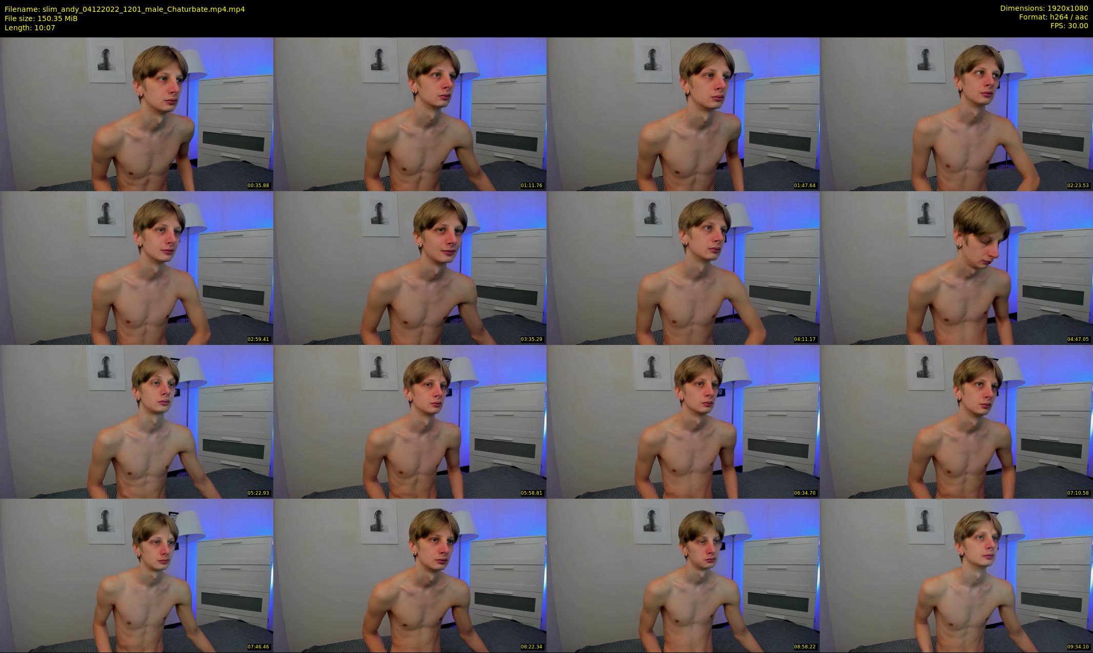 slim_andy — 11 minute Chaturbate male cam show recording, 1080p, Dec 4, 2022