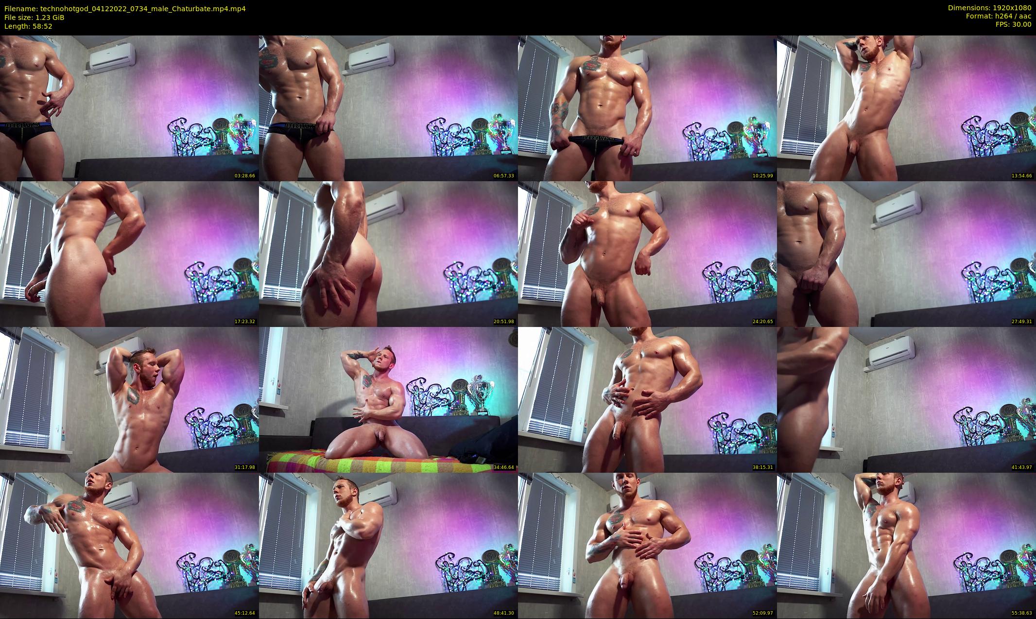 technohotgod — 59 minute Chaturbate male cam show recording, 1080p, Dec 4, 2022