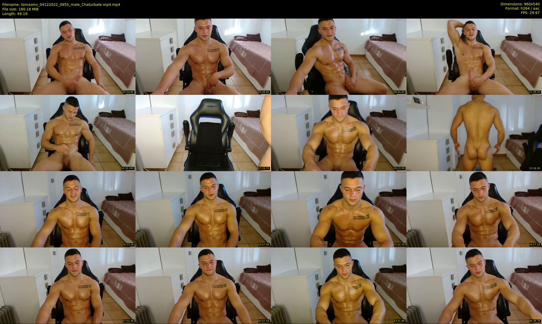 tomasmv — 50 minute Chaturbate male cam show recording, 480p, Dec 4, 2022