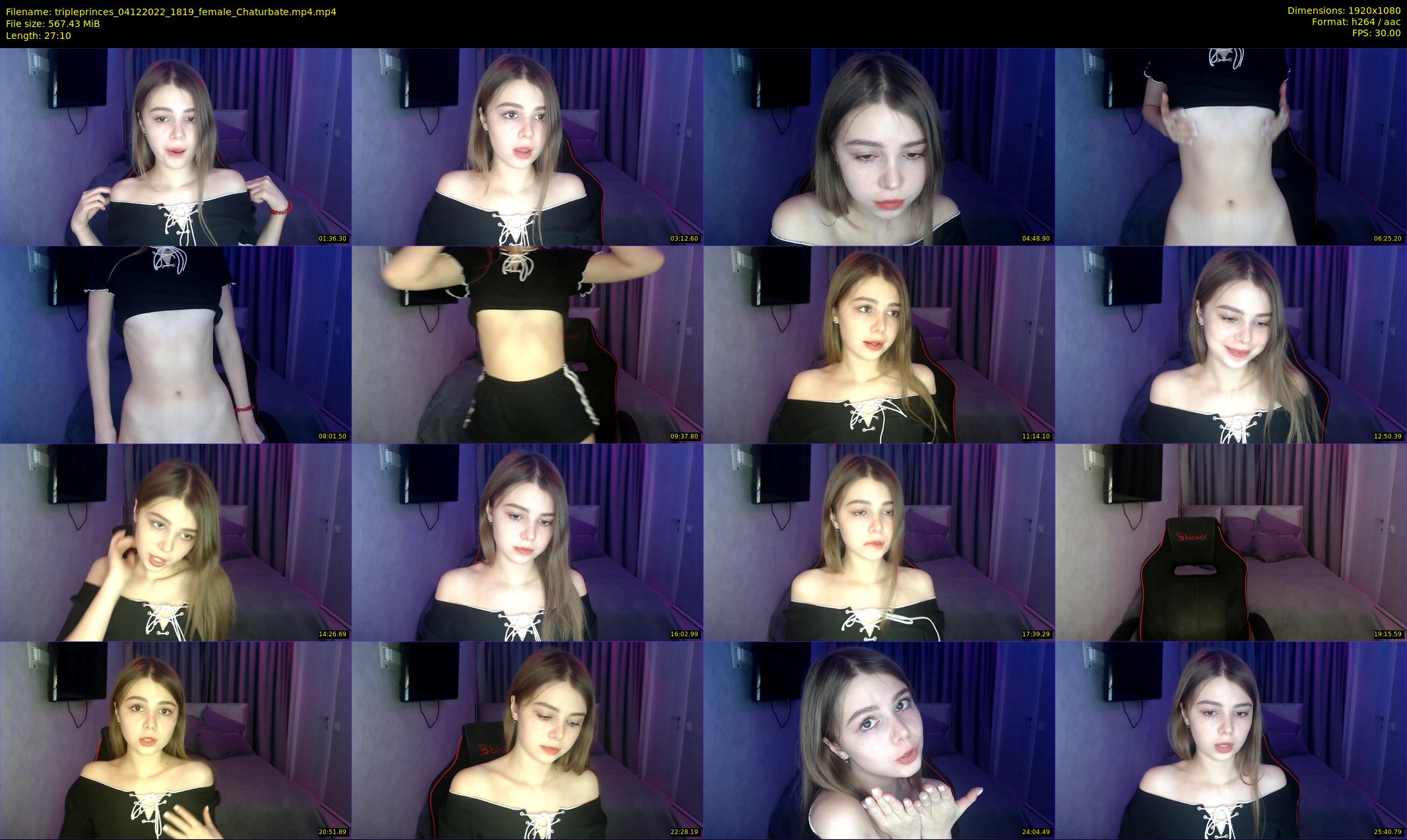 tripleprinces — 28 minute Chaturbate female cam show recording, 1080p, Dec 4, 2022