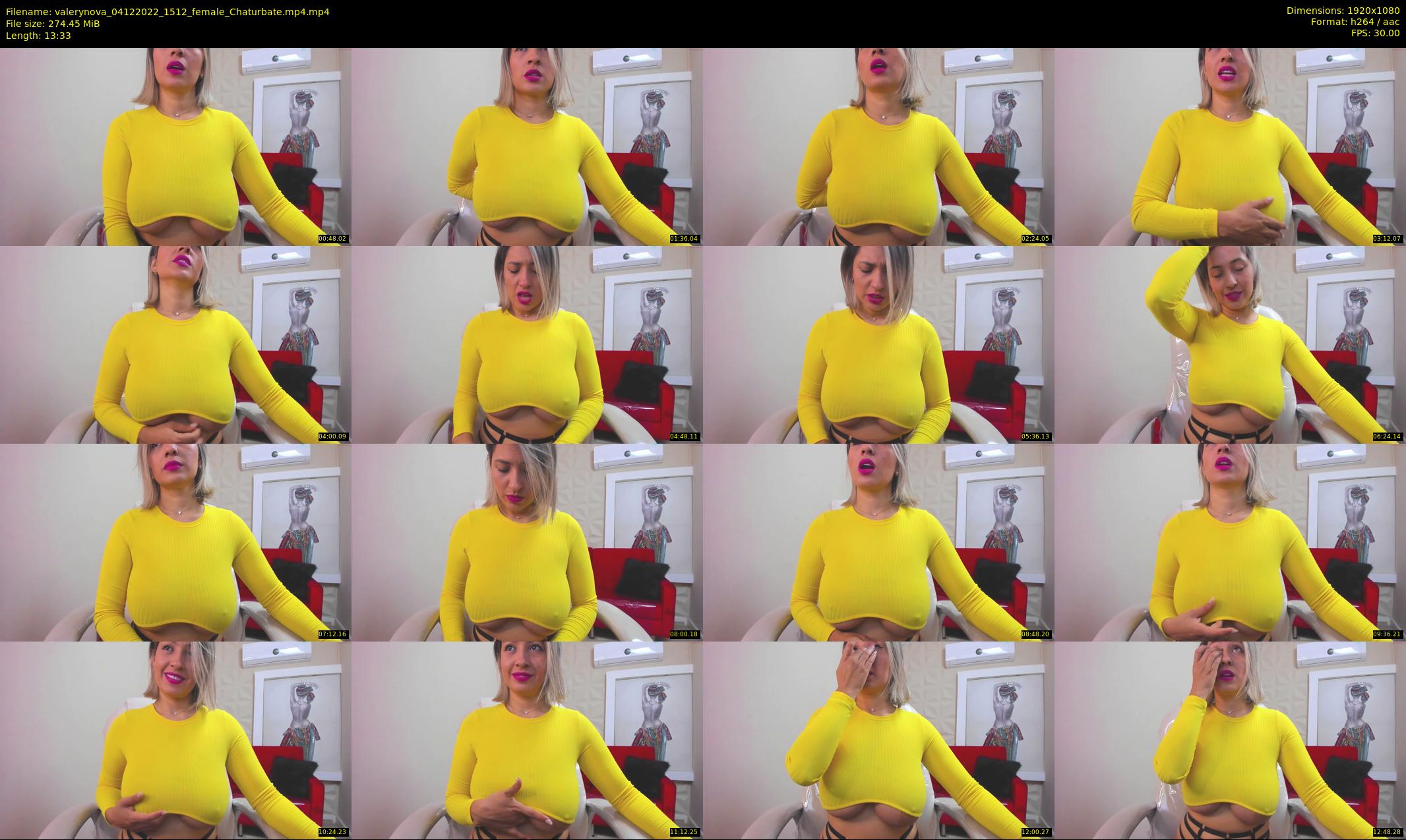 valerynova — 14 minute Chaturbate female cam show recording, 1080p, Dec 4, 2022