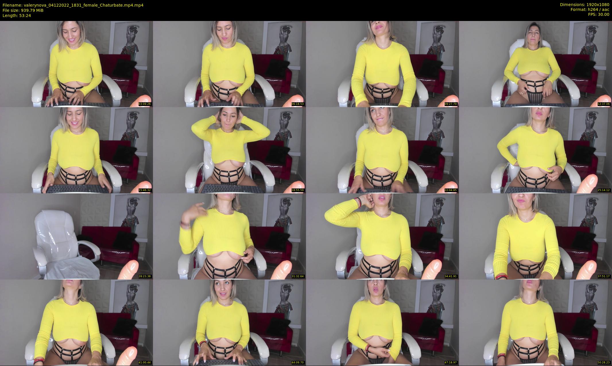 valerynova — 54 minute Chaturbate female cam show recording, 1080p, Dec 4, 2022