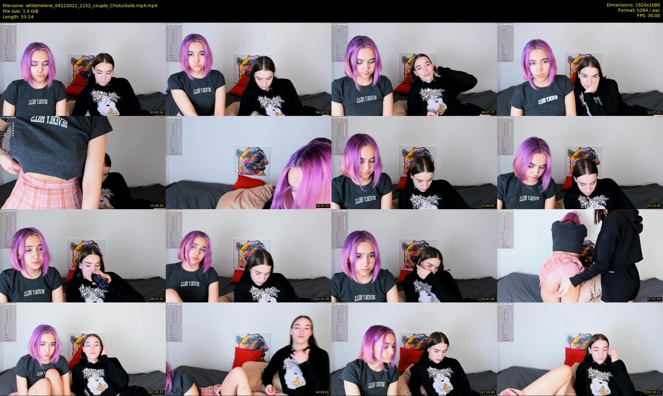 whitehelene — 54 minute Chaturbate female cam show recording, 1080p, Dec 4, 2022