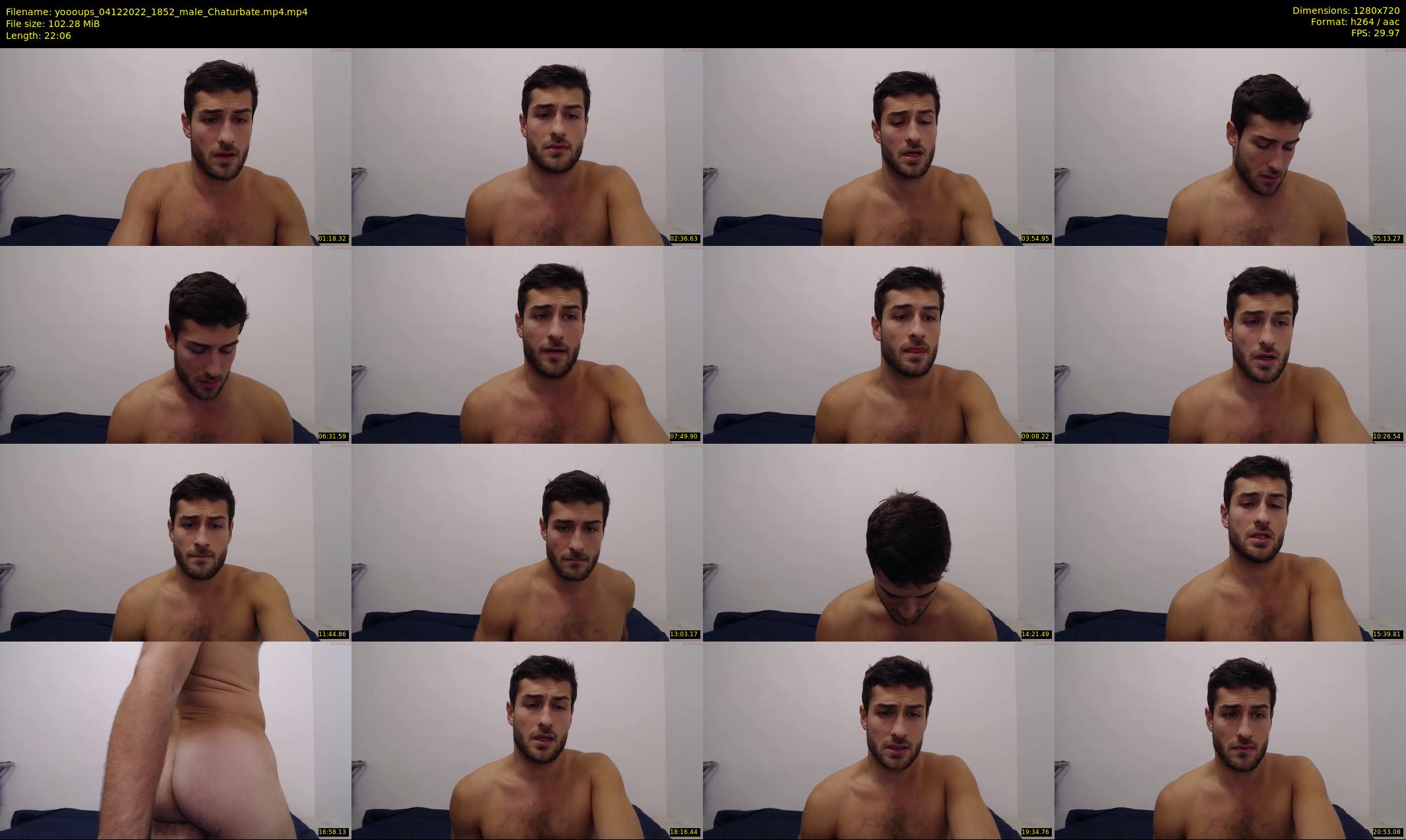 yoooups — 23 minute Chaturbate male cam show recording, 720p, Dec 4, 2022