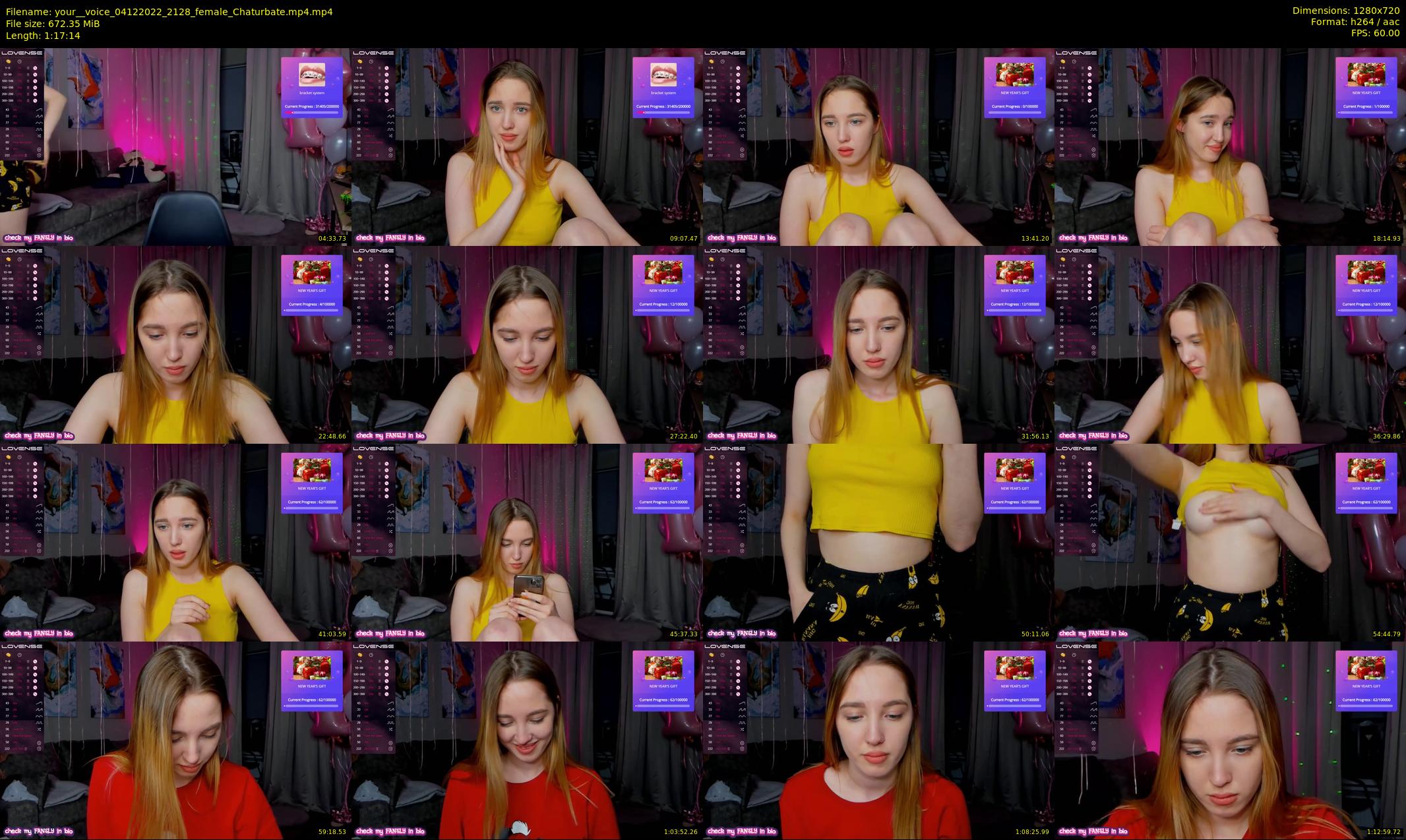 your__voice — 78 minute Chaturbate female cam show recording, 720p, Dec 4, 2022