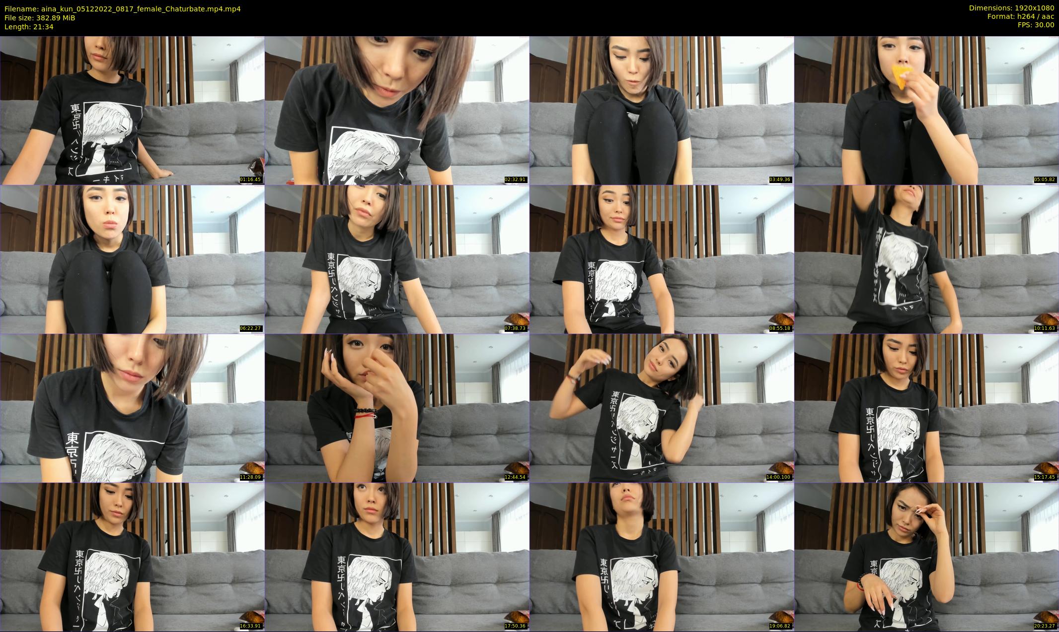 aina_kun — 22 minute Chaturbate female cam show recording, 1080p, Dec 5, 2022