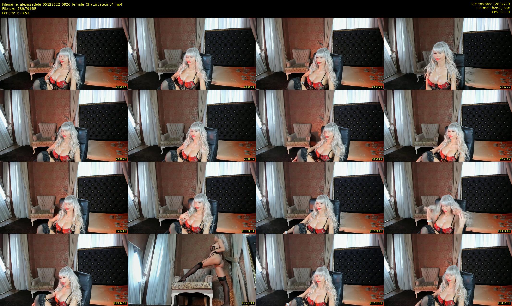 alexissadele — 104 minute Chaturbate female cam show recording, 720p, Dec 5, 2022